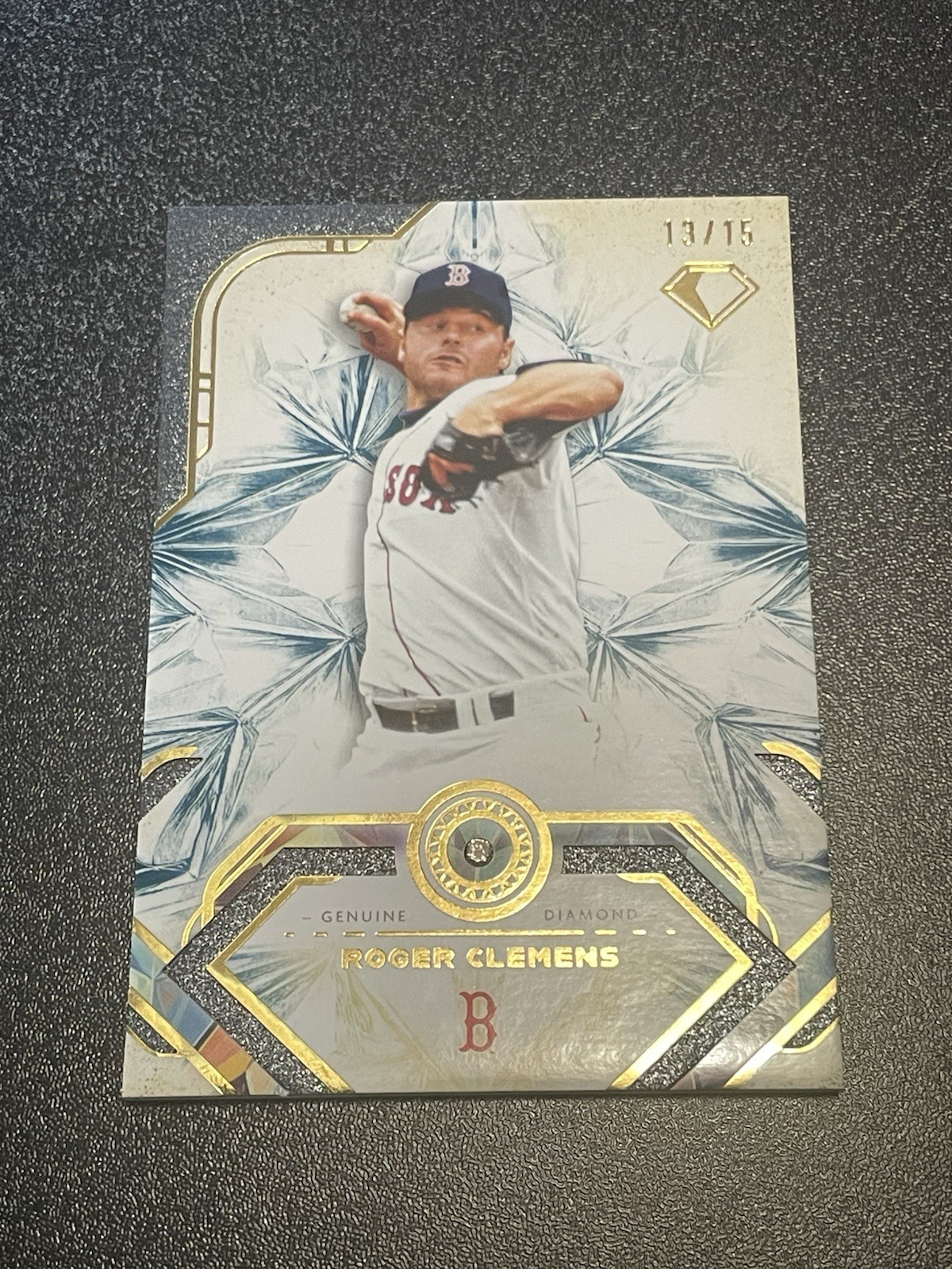 2025 ROGER CLEMENS TOPPS ICONS MLB #25 GENUINE DIAMOND GEM #D/15 SSP SP CARD