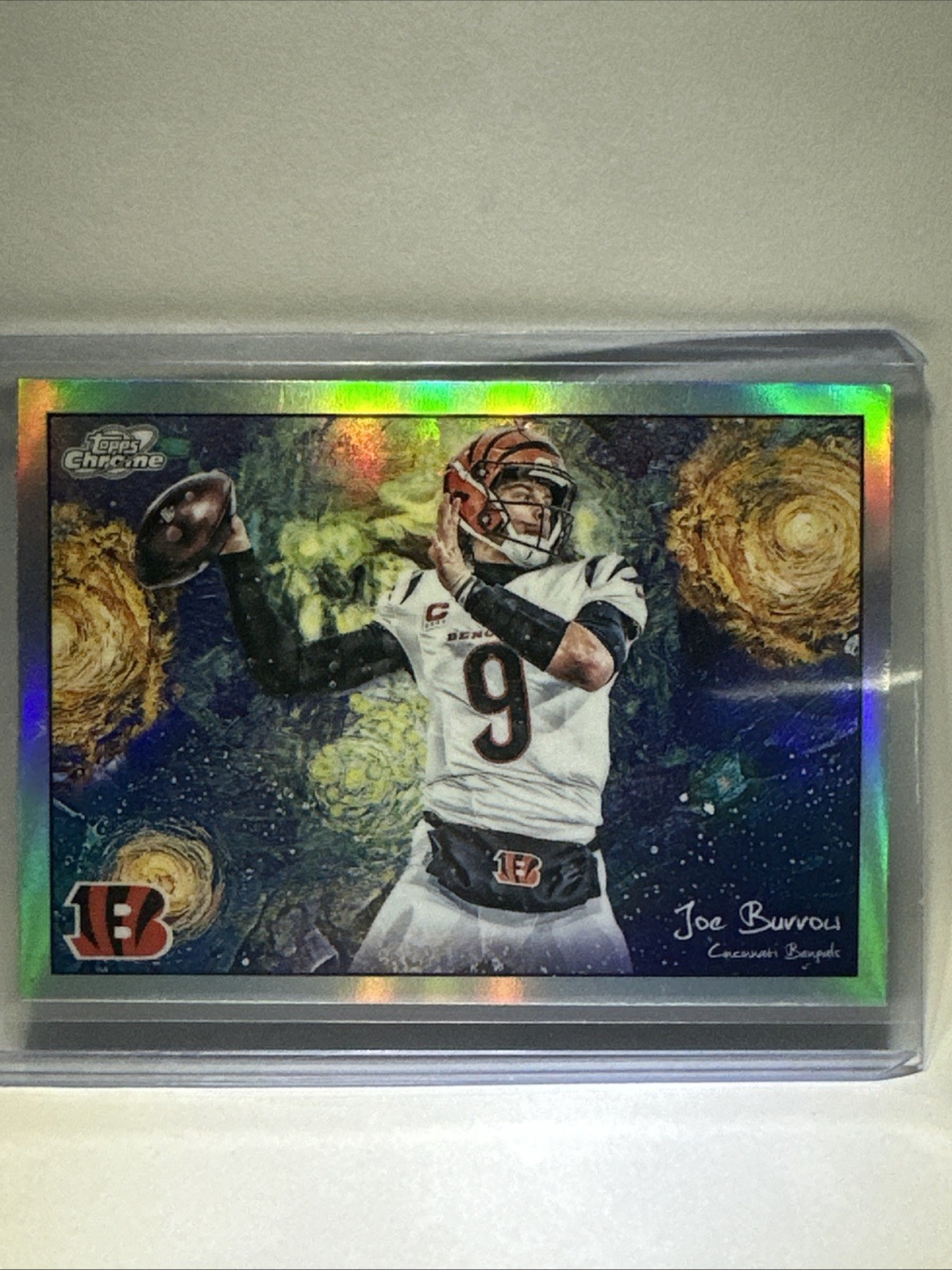 2025 Topps Chrome Cosmic JOE BURROW STARRY NIGHT #STN-13 BENGALS