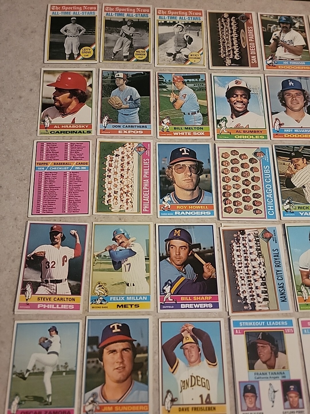 1976 Topps and Topps Traded Baseball 331-660 Your Choice