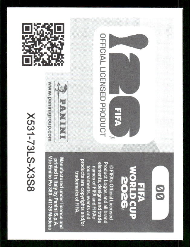2026 Panini FIFA World Cup Stickers #00 Panini Logo FOIL