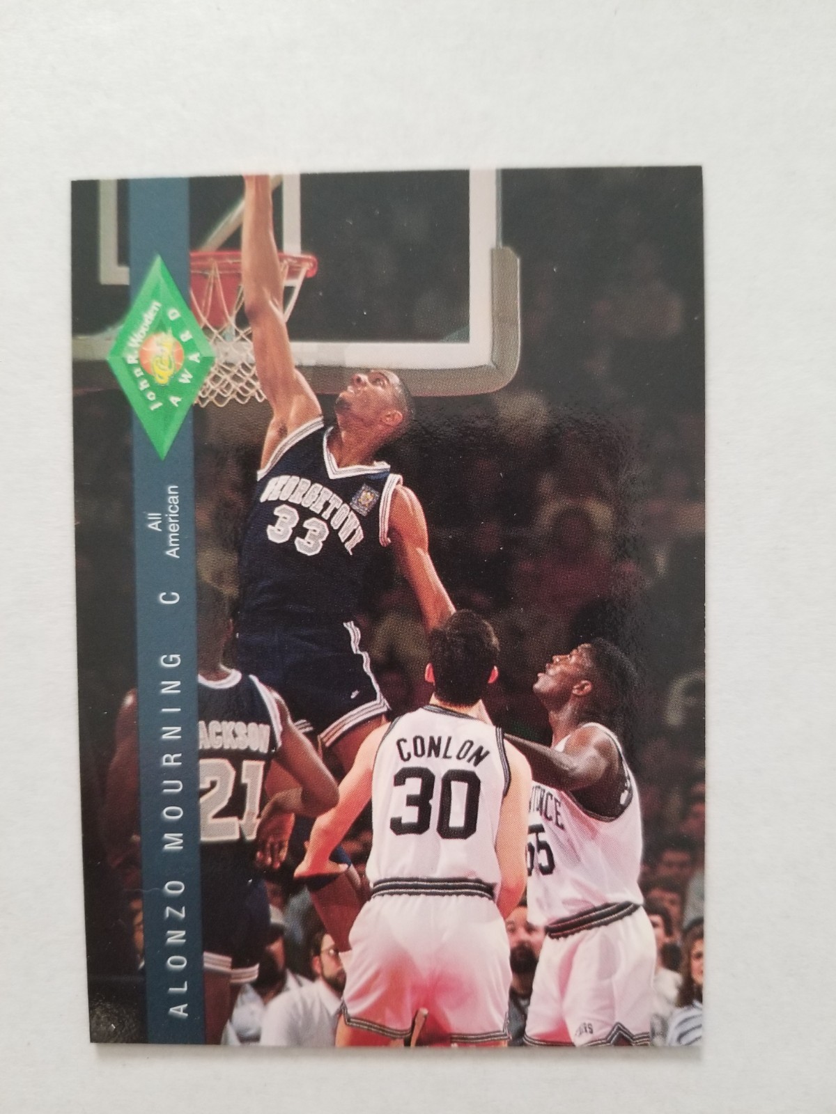1992-93 Classic Four Sport Draft Alonzo Mourning RC #319 Georgetown Hoyas