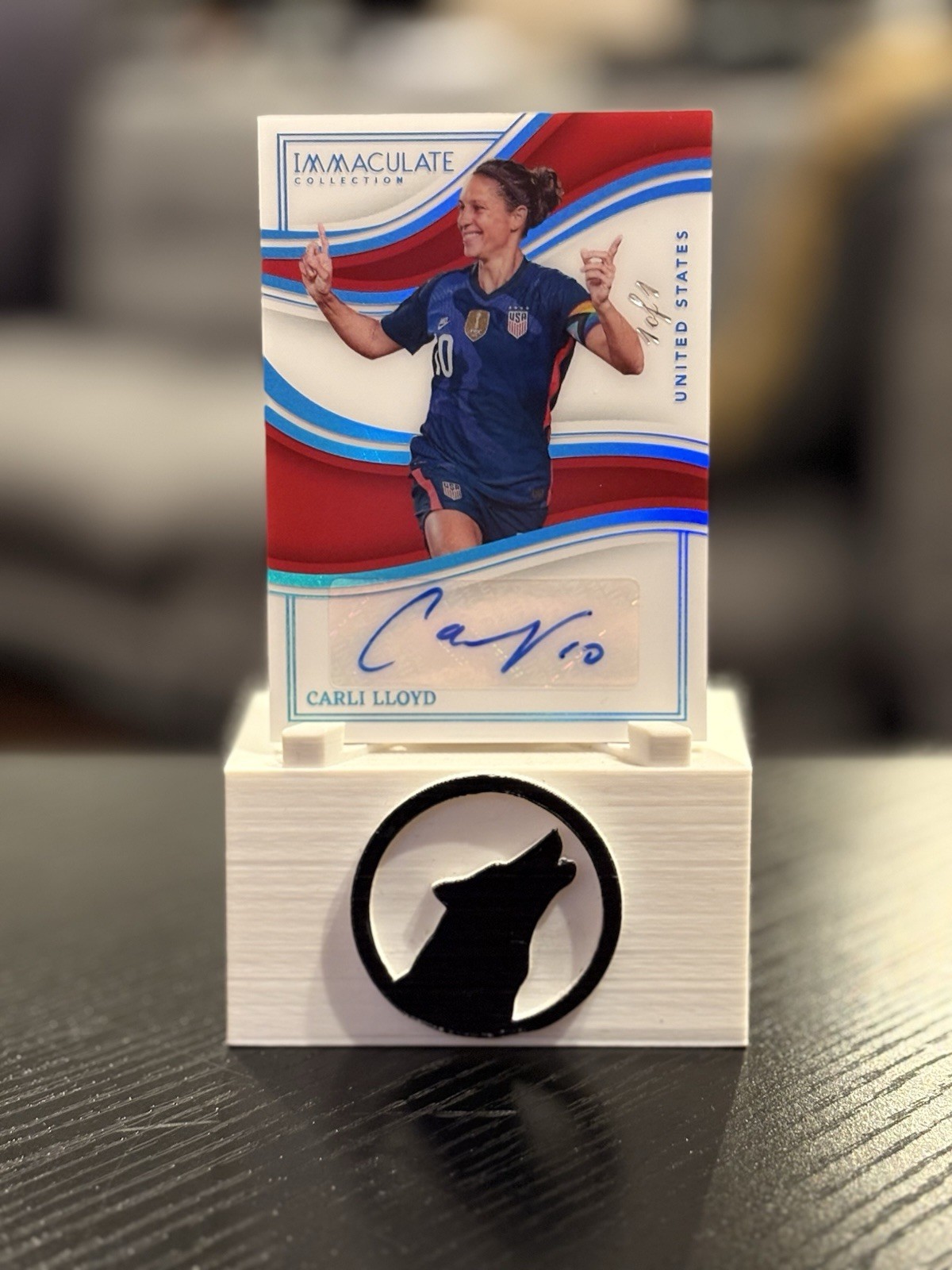 2023-24 Panini Immaculate Collection Carli Lloyd Autograph #IA-CL 1/1 USWNT