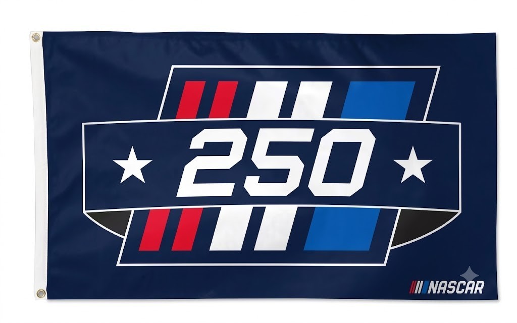 Nascar Car Racing America 250 2×3,3×5 FT Black Flag Wall Decore Banner Fast Ship