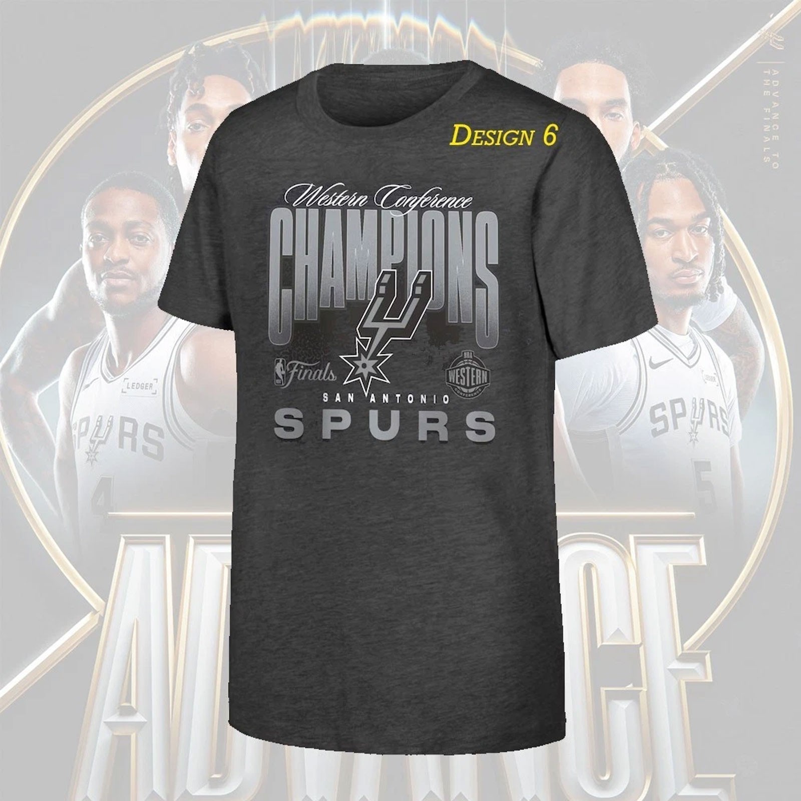 San Antonio Team 2026 Western Conference Champions All Design For Fan Spurs