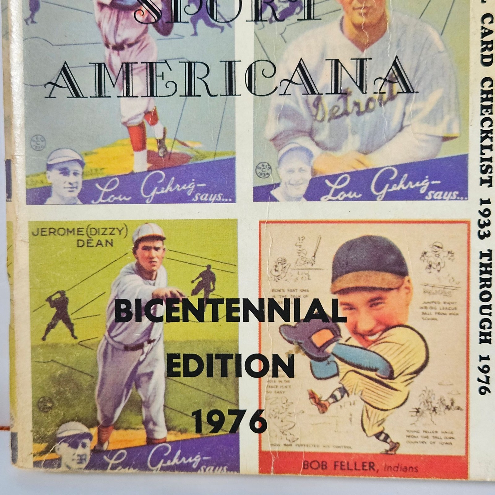 Sport Americana Bicentennial Edition 1976 Baseball Card Catalog Price Guide