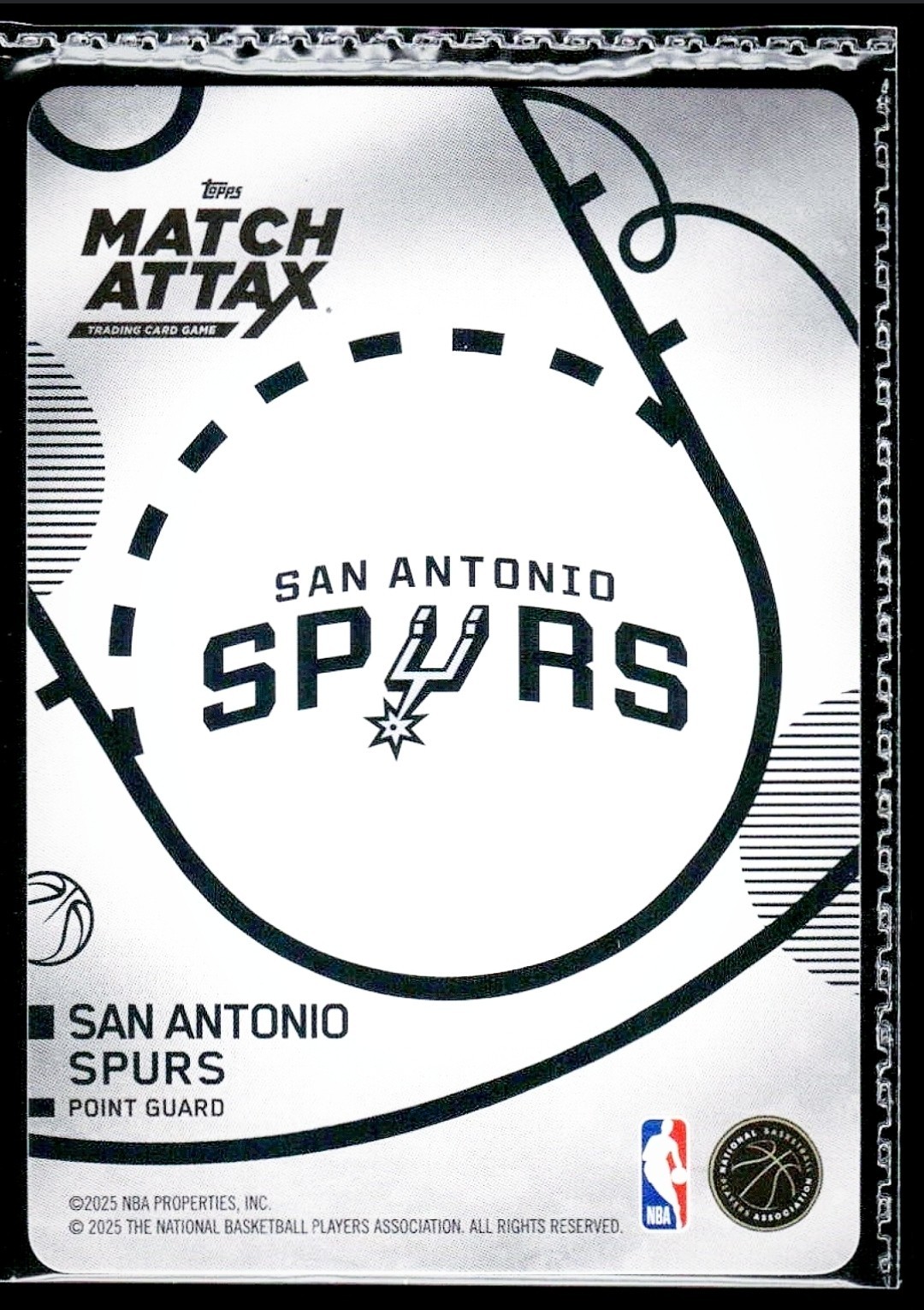 DYLAN HARPER RC 2025-26 Topps Match Attax Hot Prospects San Antonio Spurs