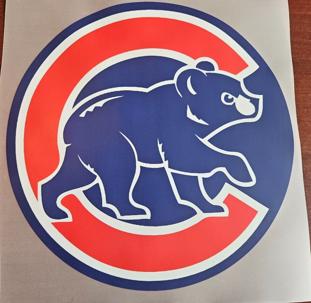 Chicago Cubs 10″ DTF Heat Transfer Iron On FREE Shipping (C2)