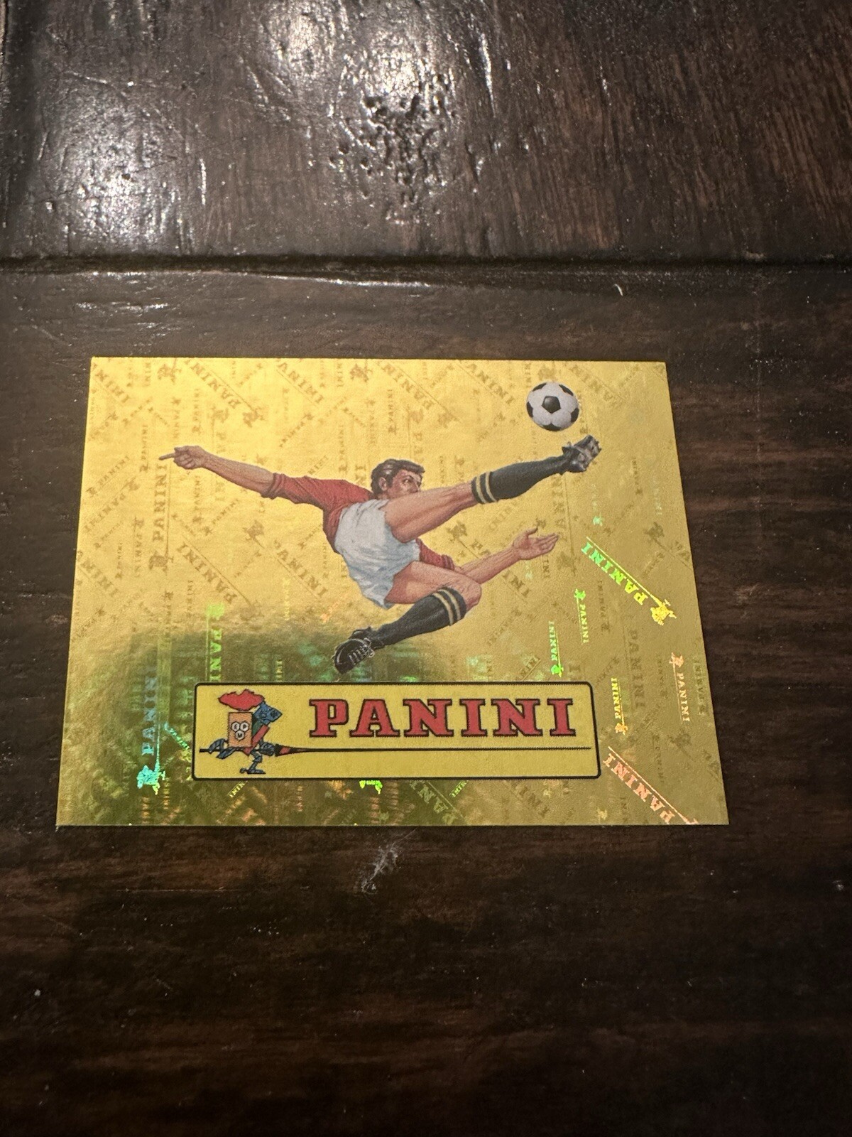 2022 FIFA WC Qatar PANINI Sticker PANINI FOOTBALL Kick LOGO 00 Foil