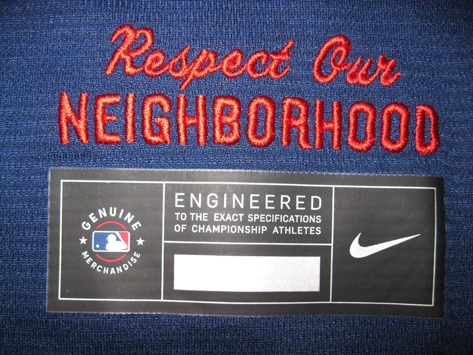 Chicago Cubs Wrigleyville Men’s Navy Blue Nike City Connect Replica Jersey