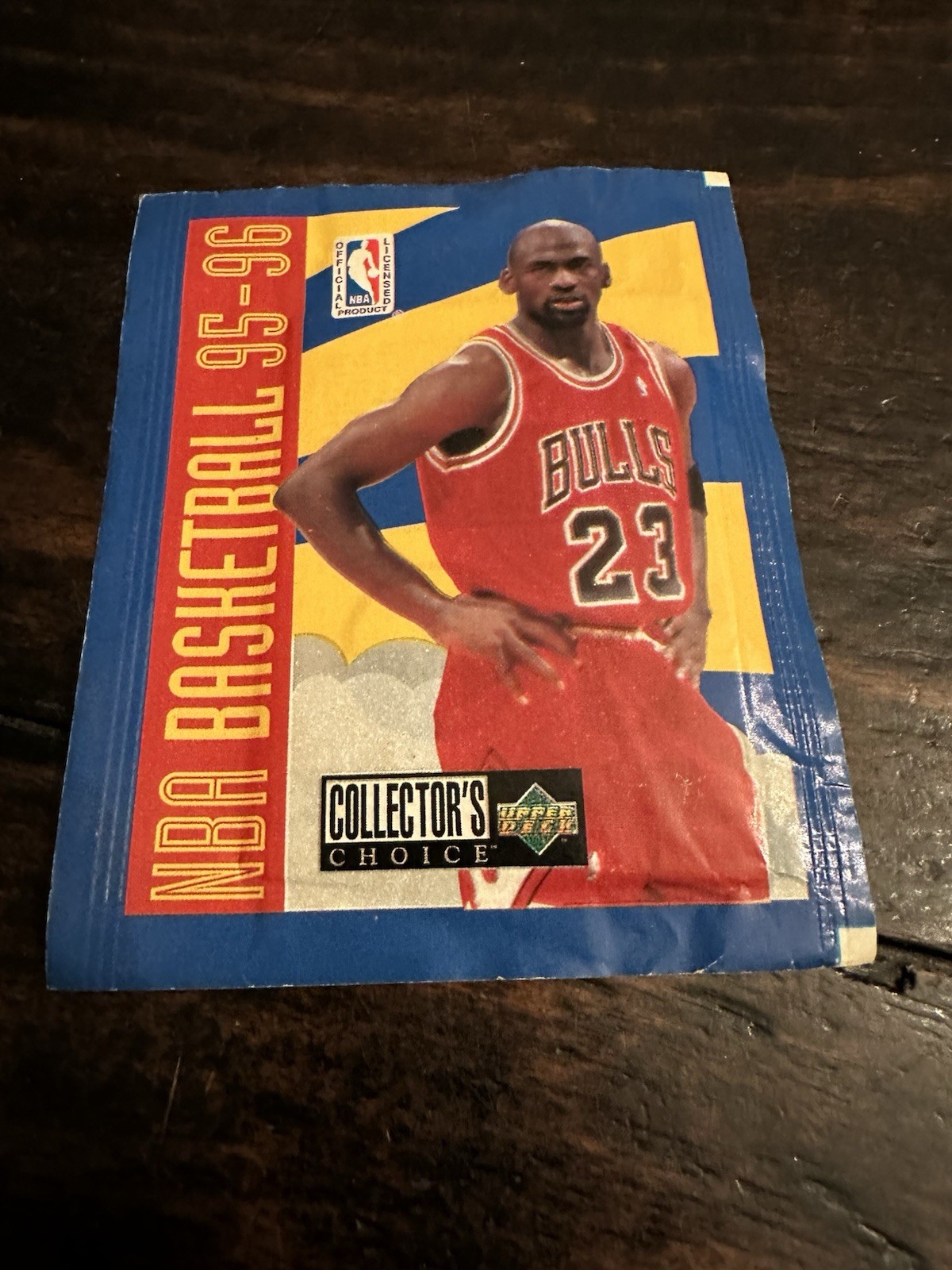 (1) Sealed Pack 1995 Upper Deck Collectors Choice Basketball Stickers Jordan