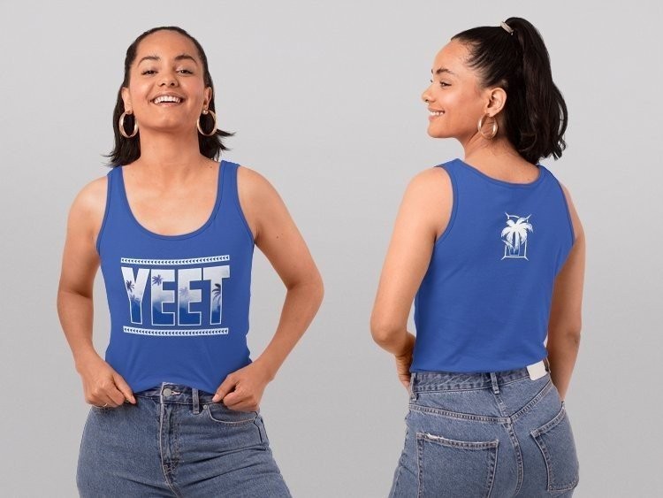 Jey Uso Yeet Bloodline Blue Tank Top Shirt