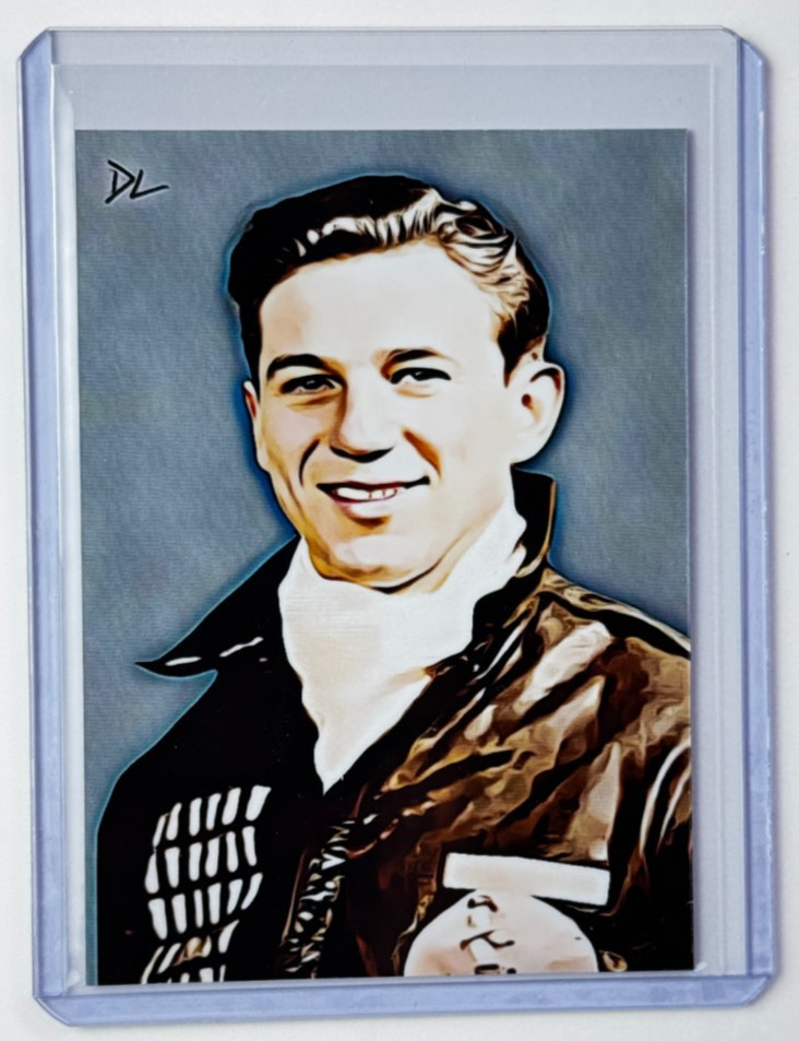 Chuck Bednarik Limited Edition Artist Signed “Army Air Corps” Trading Card 9/10
