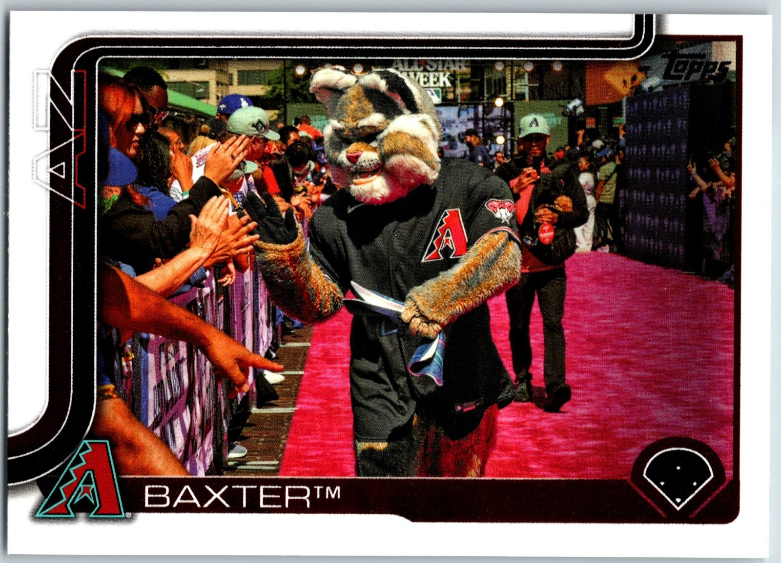#M-1 Baxter, Arizona Diamondbacks 2025 Topps Series 1 Celebration Mascots