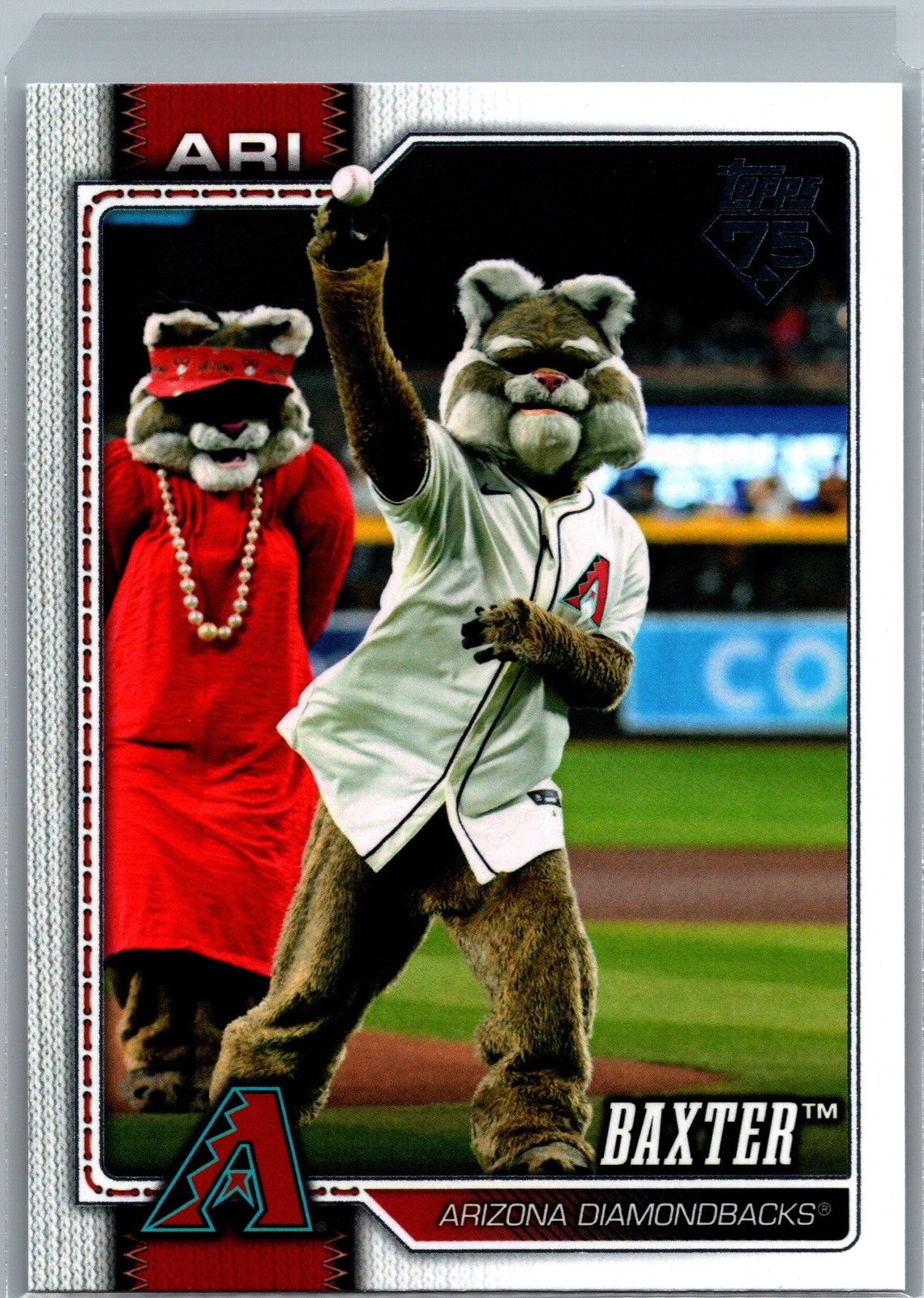 2026 Topps #M-1 Baxter Mascots – Arizona Diamondbacks