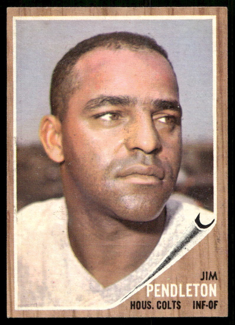 1962 Topps #432 Jim Pendleton Houston Colt .45s EX-EXMINT SET BREAK!