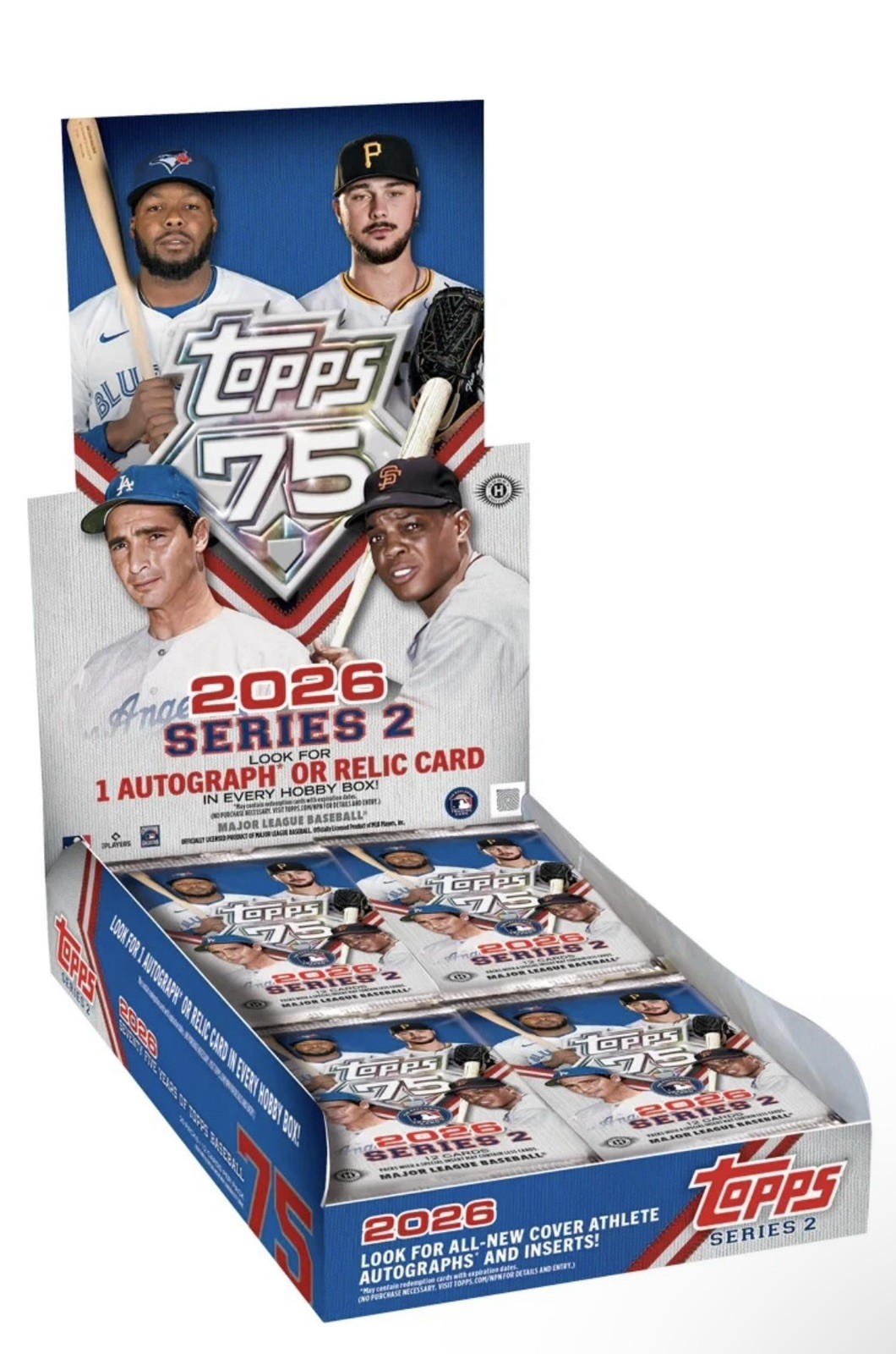2026 Topps Series 2 Baseball Hobby Box Pack. Single Sealed Pack.