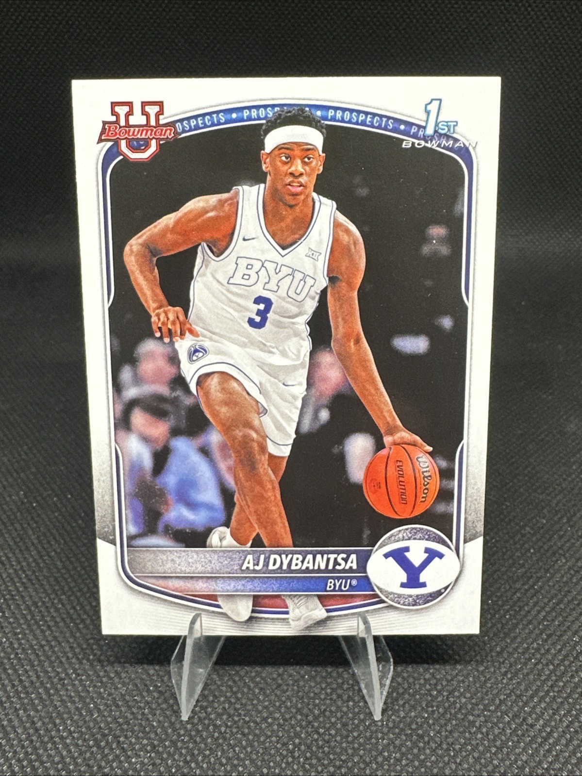 2025 Topps Bowman U AJ Dybantsa 1st Bowman #BPP-1 BYU Cougars