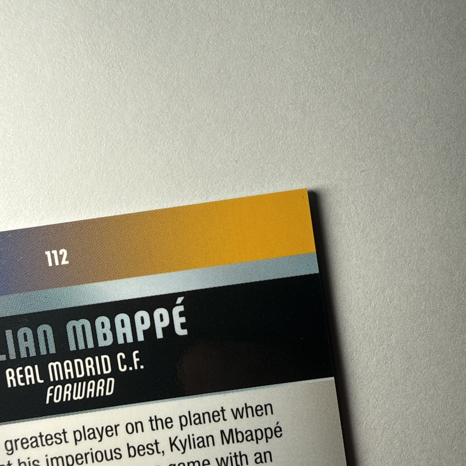 Kylian Mbappe 074/199 Aqua Xfractor 25-26 Topps Chrome UEFA #112 Real Madrid