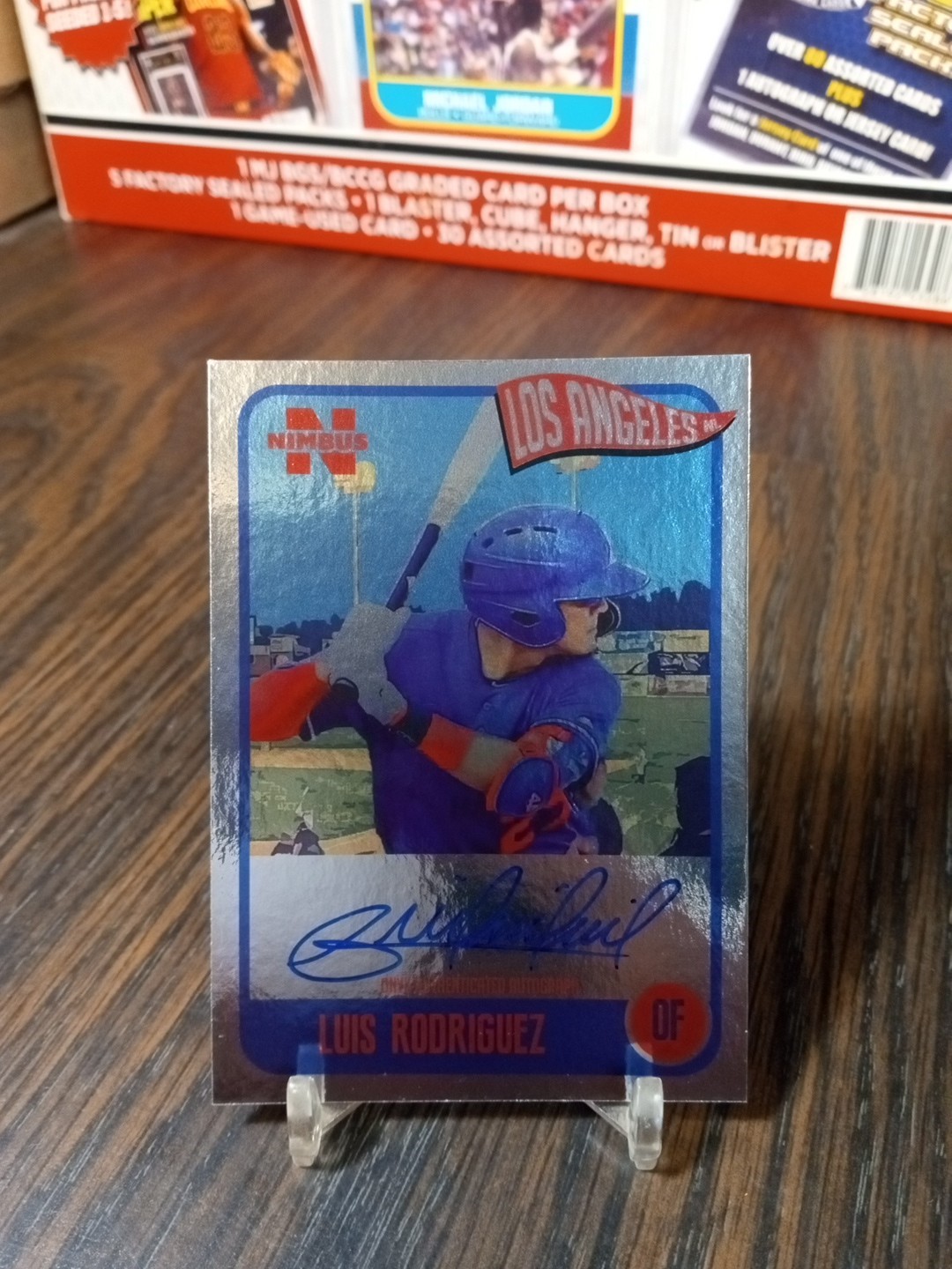 2020 Onyx Nimbus Luis Rodriguez #NALR Silver Auto SP /325 Autograph
