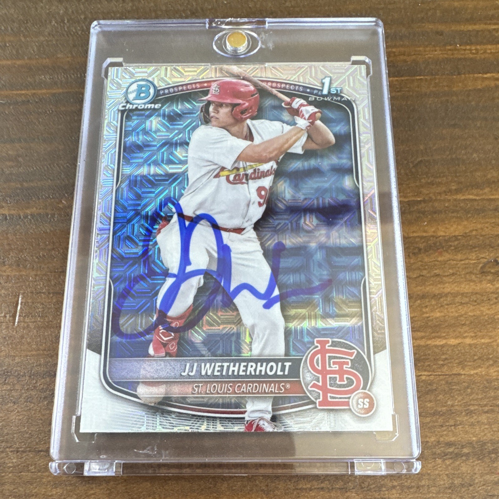 Topps 2024 Bowman Chrome Prospects 1st Bowman Autograph JJ Wetherholt BCP-22 🔥