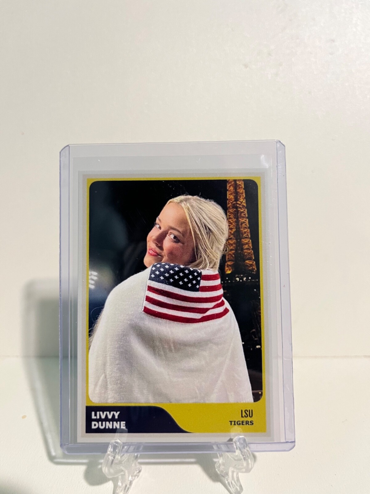 Olivia Livvy Dunne LSU Tigers Gymnastics Custom Trading Card (Olympics)