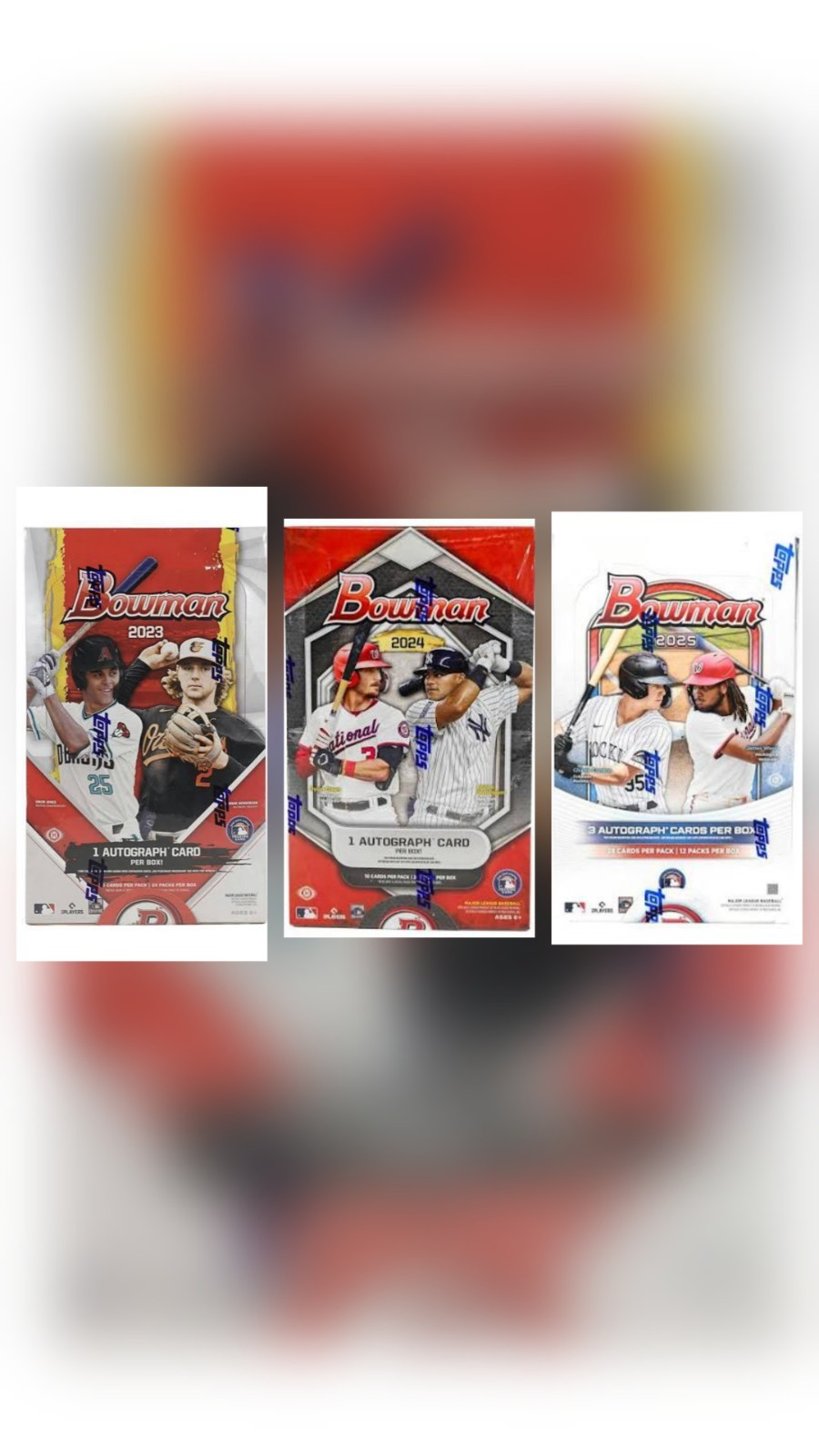 2023-2024-2025 Bowman Baseball Base Prospect Chrome – Pick Card