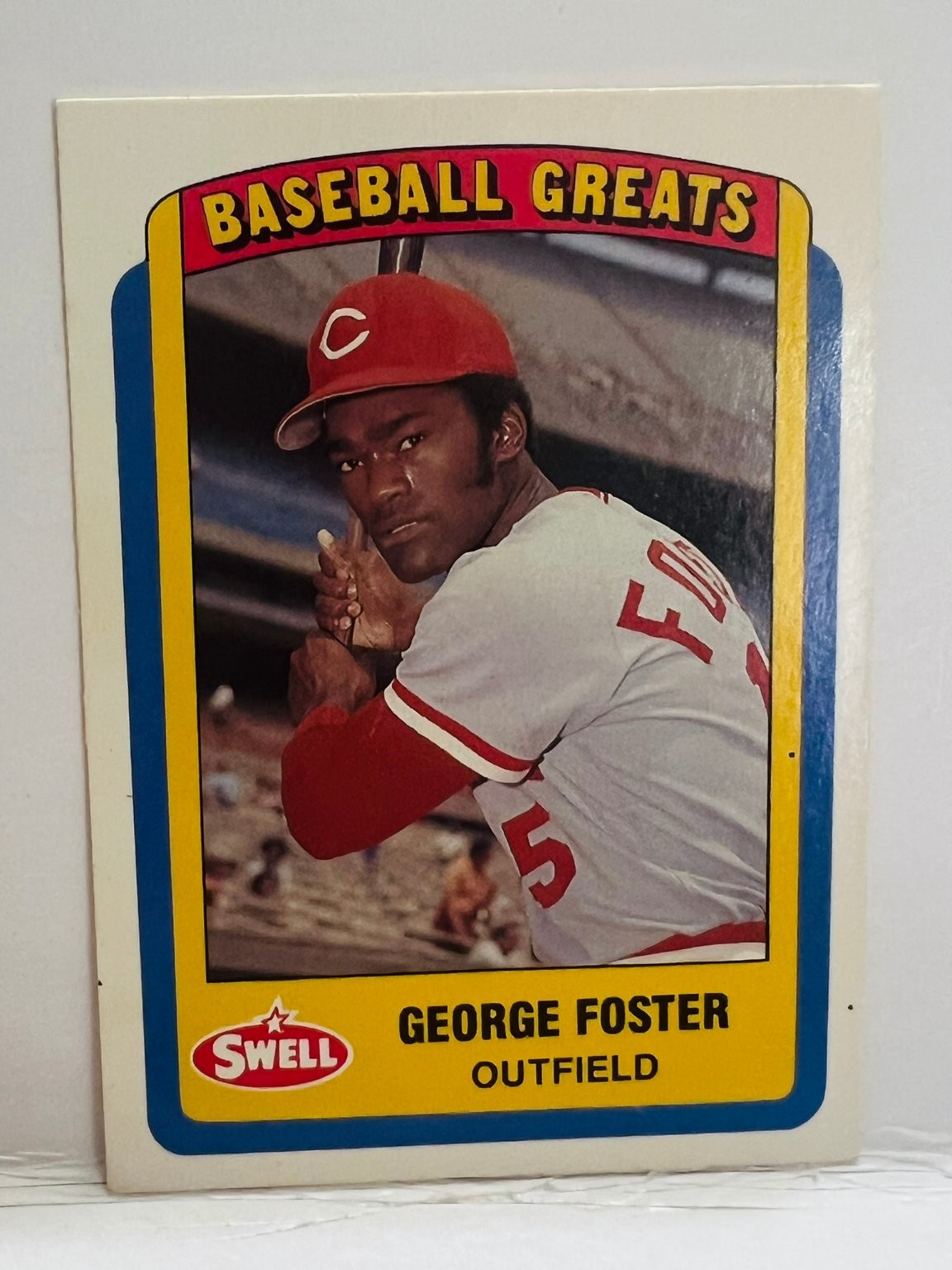 George Foster Cincinnati Reds 1990 Baseball Greats Swell #97