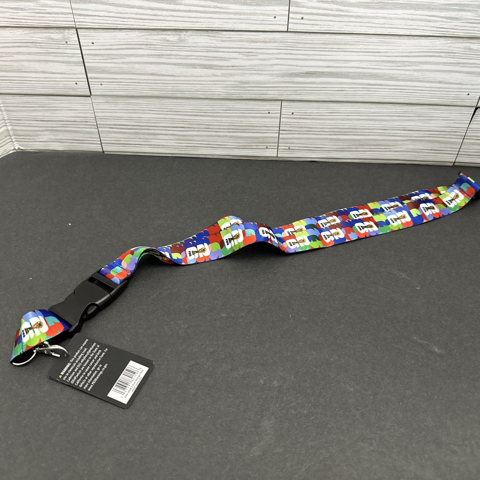 FIFA World Cup 2026™ Official Multi Colored Lanyard Double-Sided Detachable