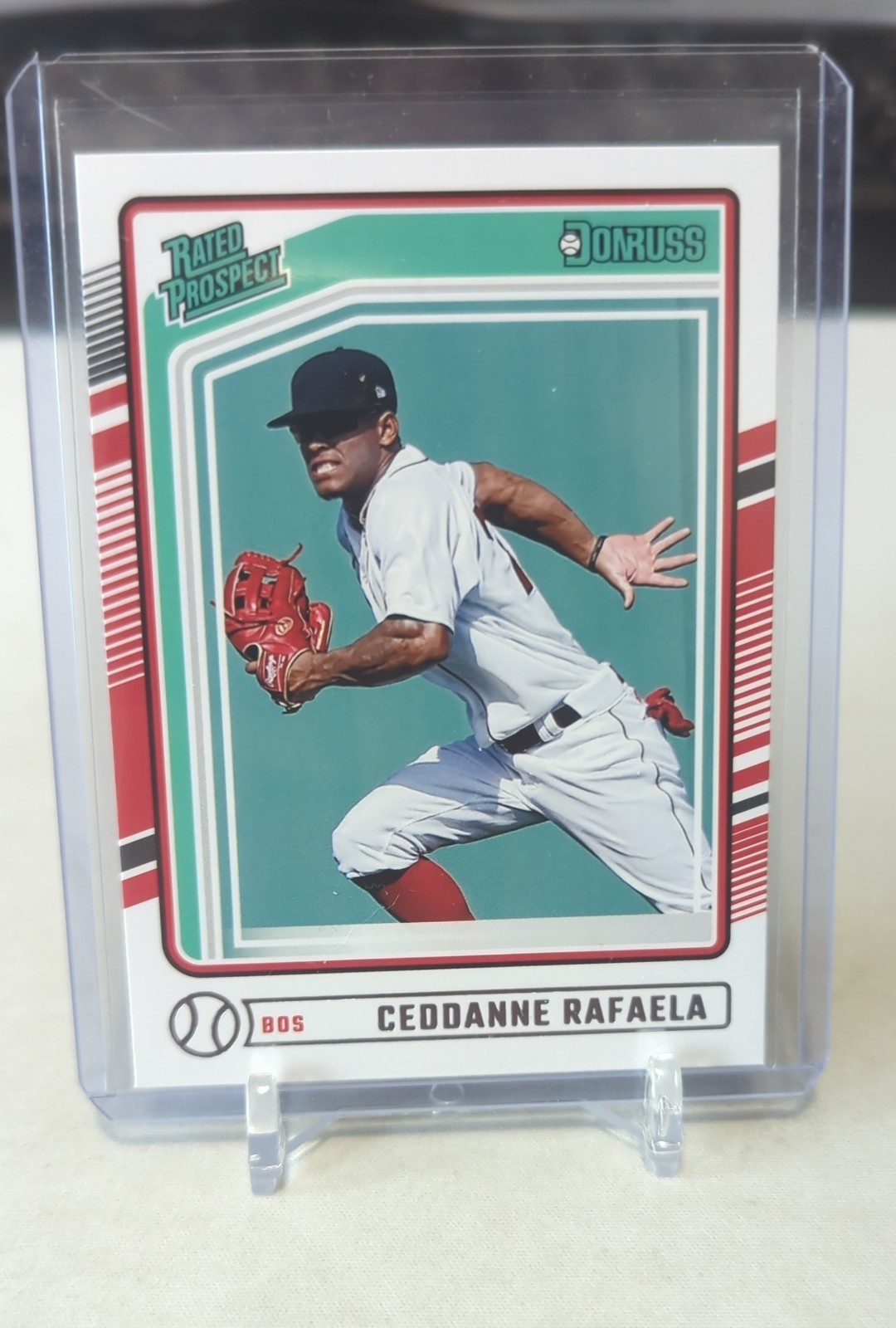2024 Panini Donruss – Rated Prospects Ceddanne Rafaela #128 (RC)