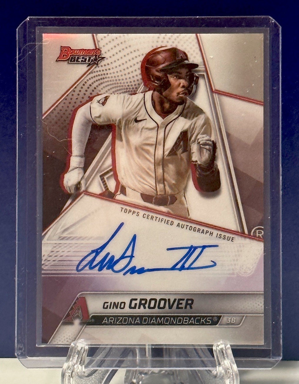 GINO GROOVER Lujames AUTO REFRACTOR See Pics! 2025 BOWMAN MINT-gem