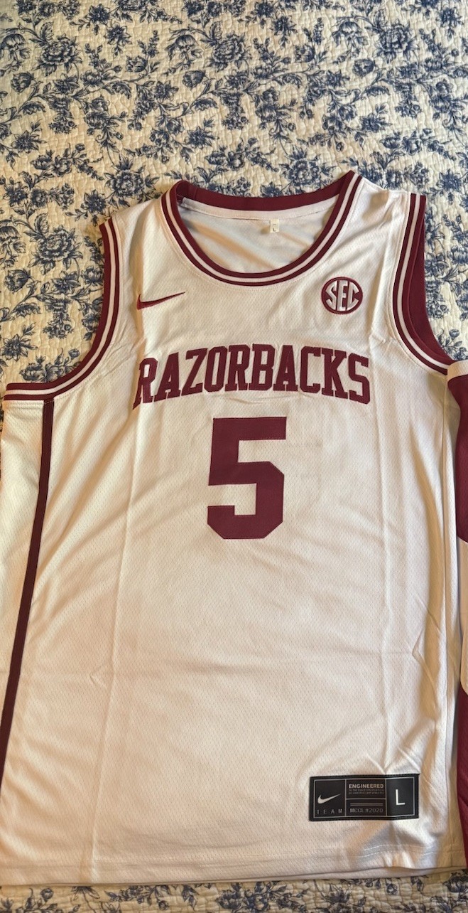 Darius Acuff Jr. Arkansas Razorbacks Jersey Men’s L Nike