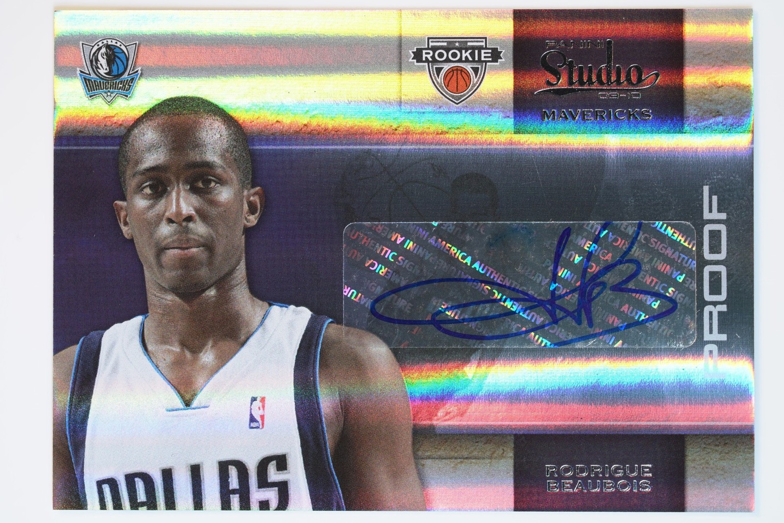 2009-10 Panini Studio #125 Rodrigue Beaubois Proofs Silver Signatures #/49