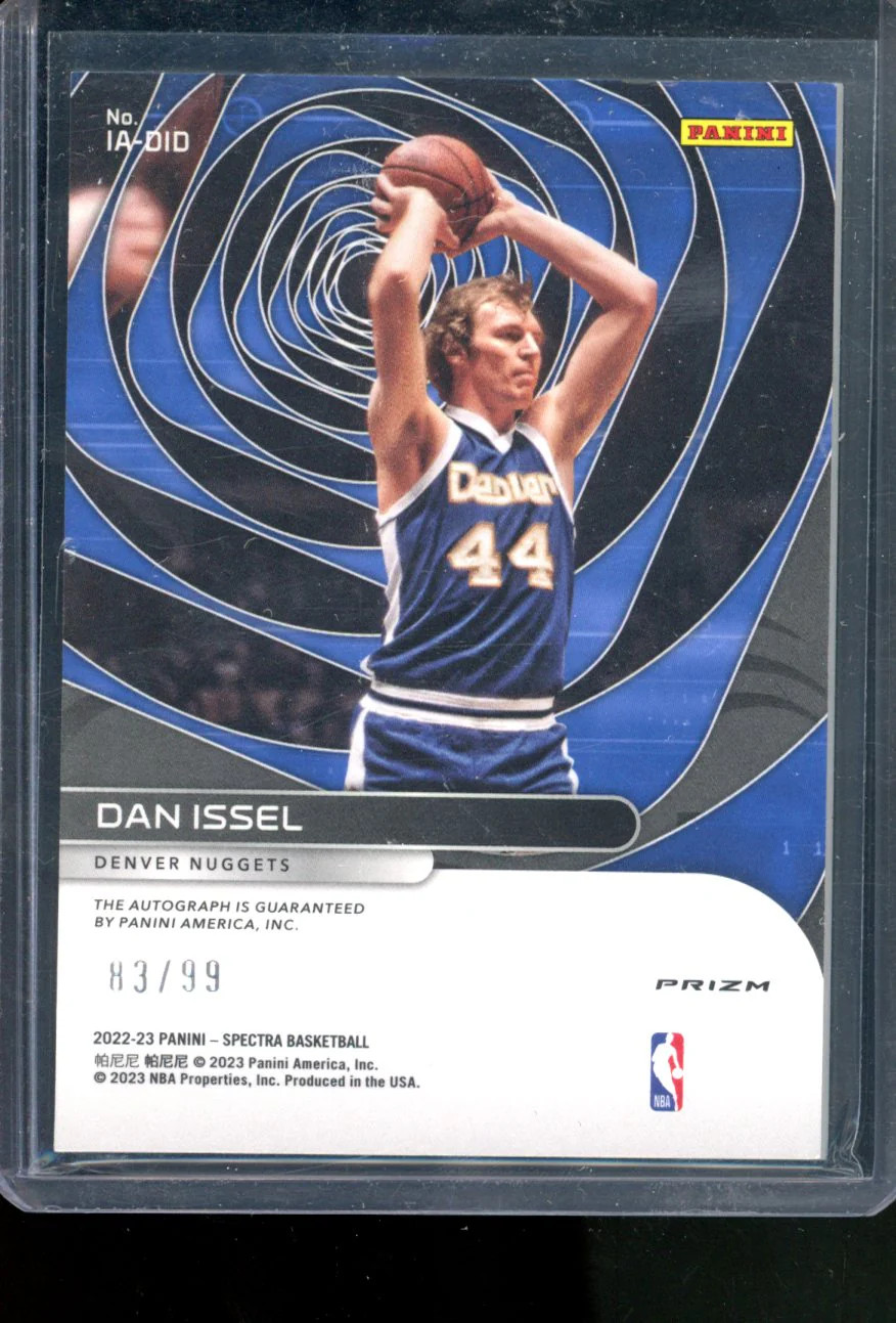 2022-23 PANINI SPECTRA ICONS DAN ISSEL BLUE /99