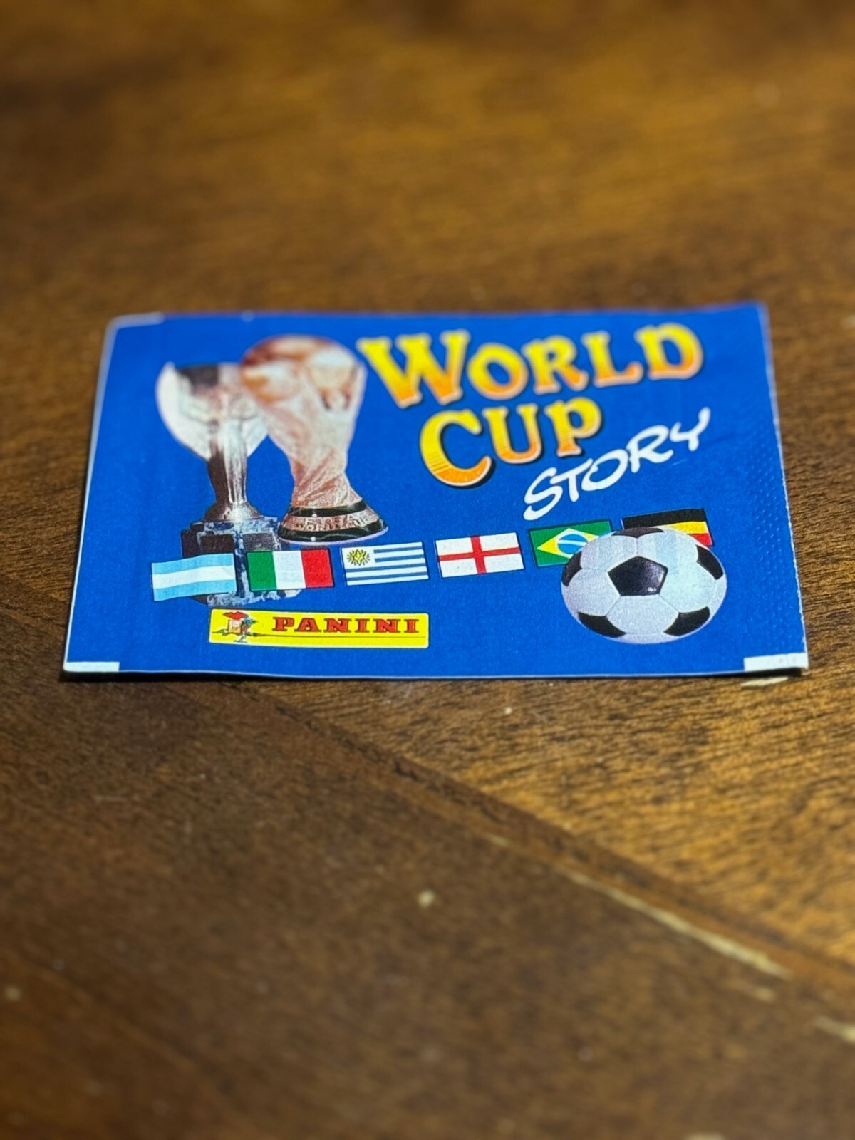 (6) Sealed Packs Panini World Cup Stickers 94′ 2006-2022 Messi Ronaldo WC Rookie