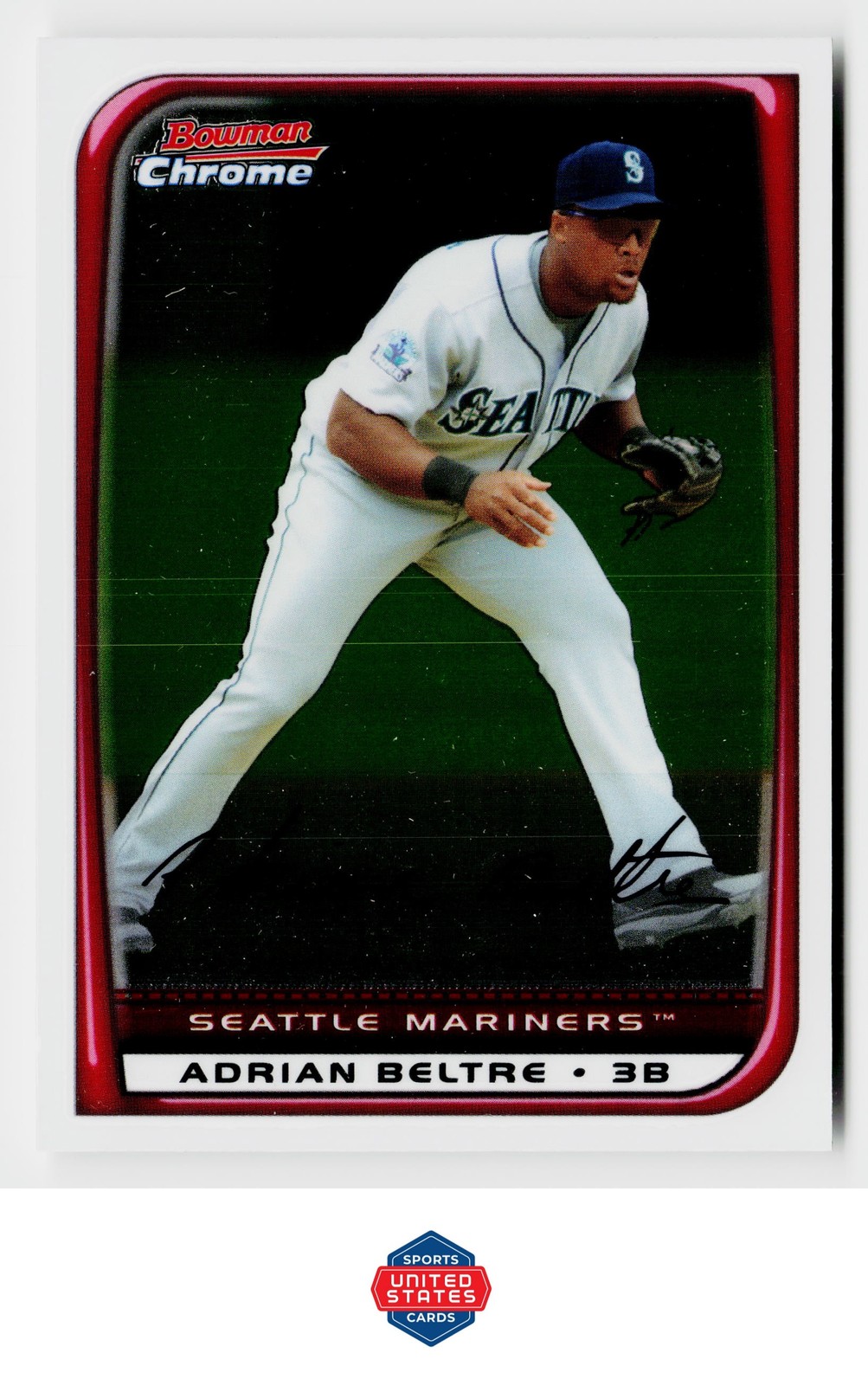 2008 Bowman Chrome #27 Adrian Beltre
