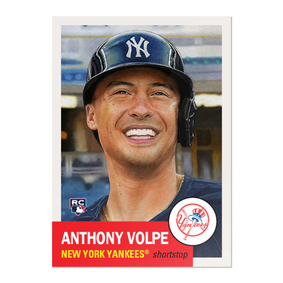ANTHONY VOLPE RC – 2023 MLB Topps LIVING Set #633 – NEW YORK YANKEES
