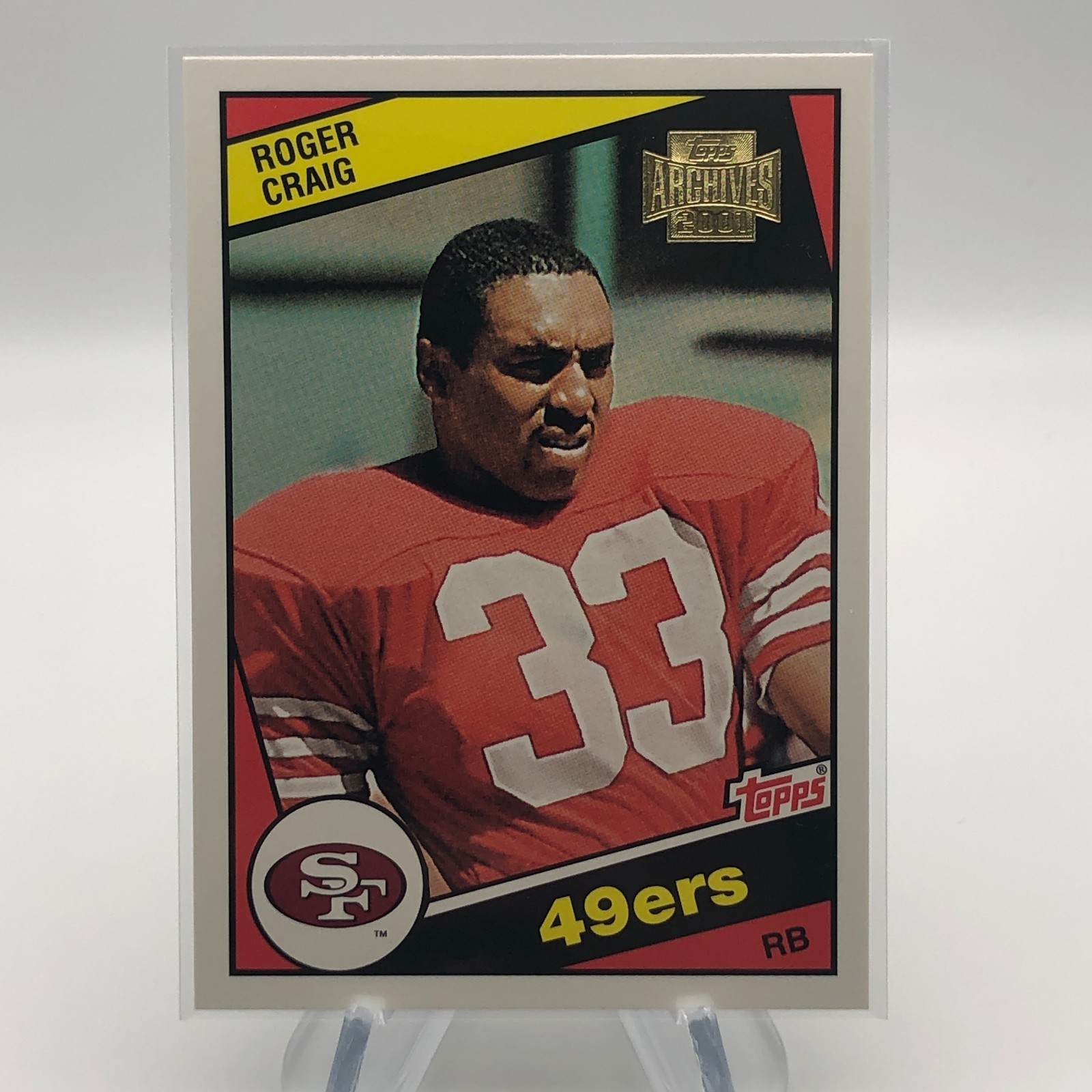 2001 Topps Archives Roger Craig #73 Reprint 1984 Topps #353 NFL RB