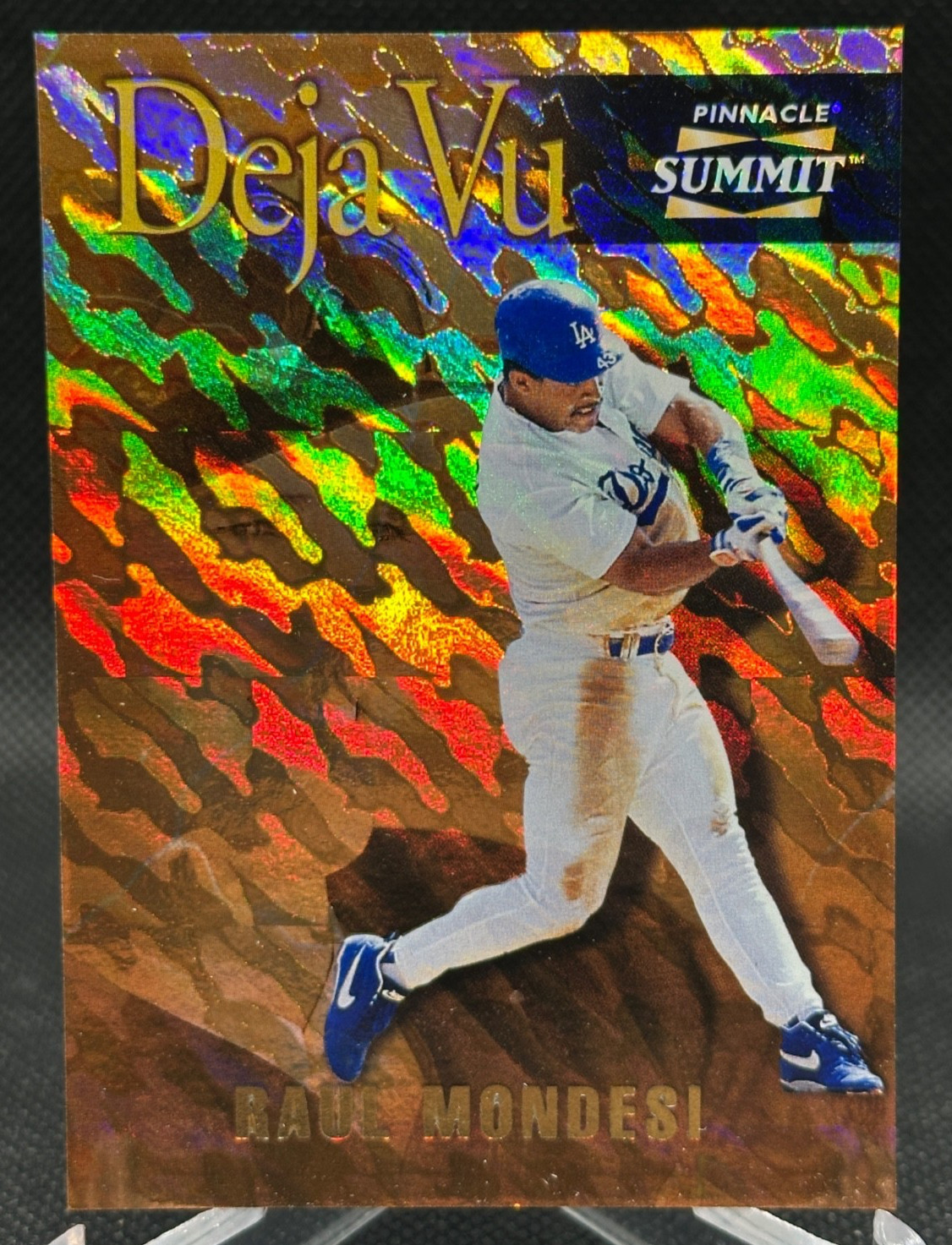 🔥1996 Pinnacle Summit ABOVE AND BEYOND PARALLEL SP Raul Mondesi Tim Salmon #160