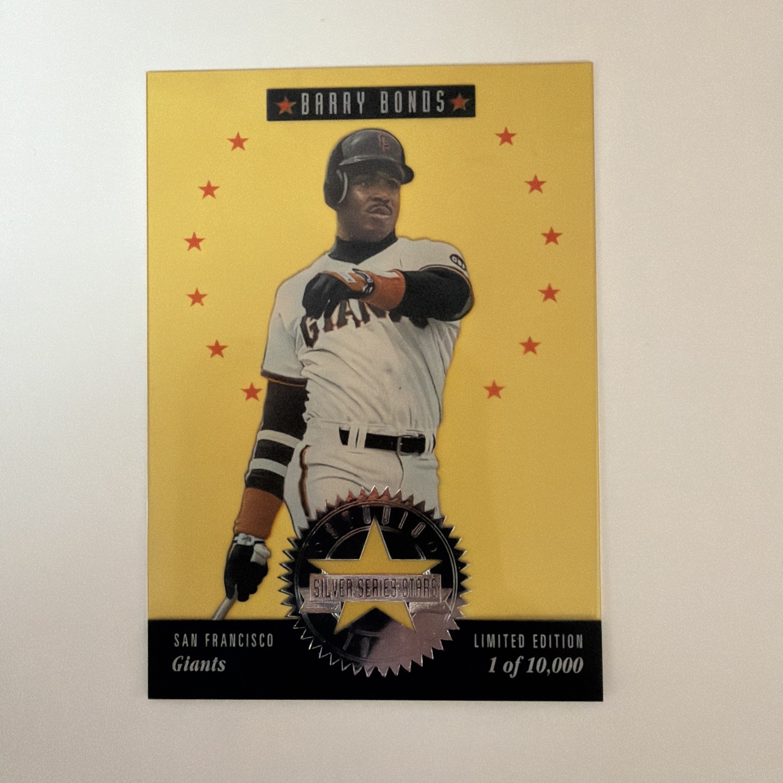 Donruss 1994 Studio Silver Series Stars Barry Bonds #2 San Francisco Giants