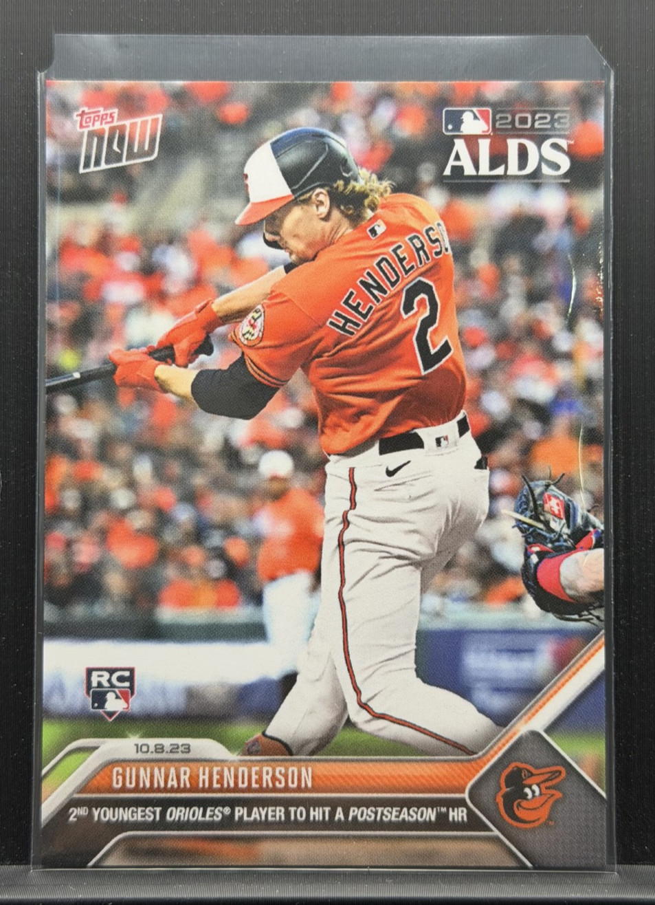 2023 Topps Now – 2nd Younges _ ALDS #978 Gunnar Henderson Print runOf 3859 (RC)