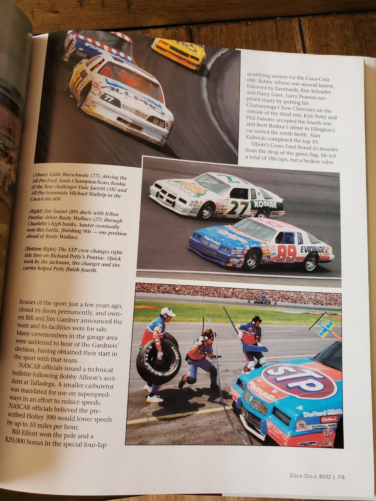 Nascar Winston Cup 1987 Grand National Series Hardcover Book Yearbook