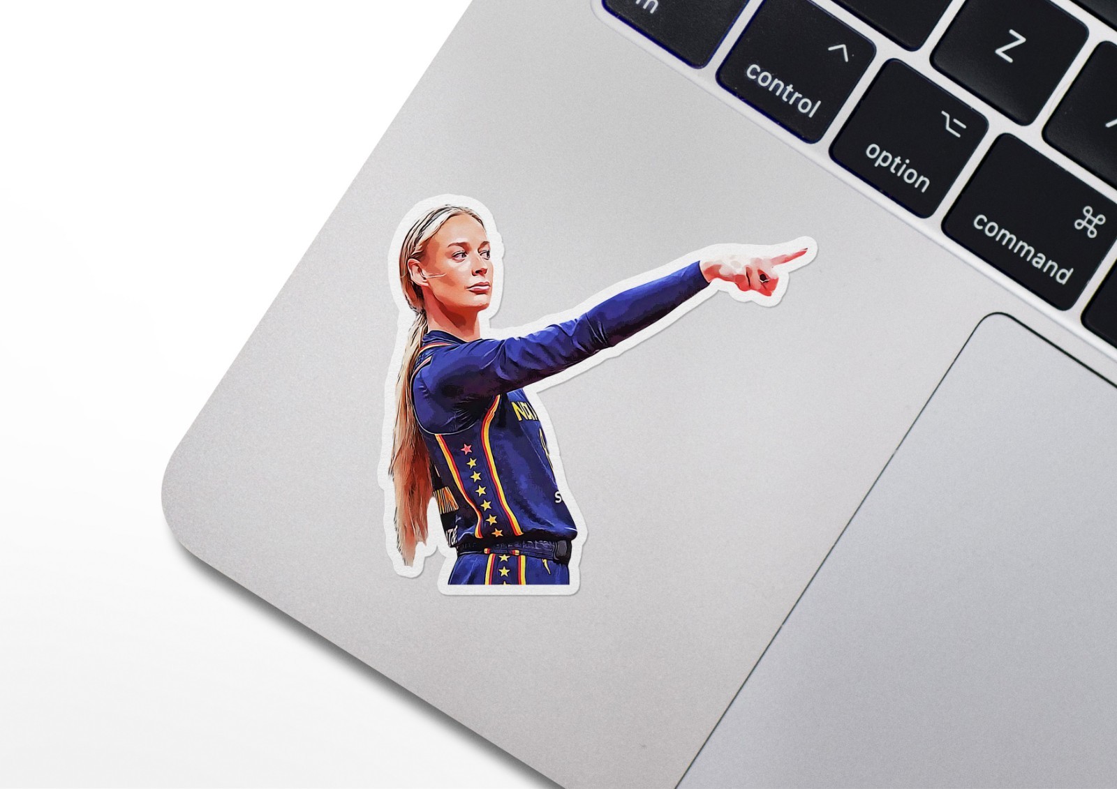 Sophie Cunningham Indiana Fever Basketball Sticker Decal–Glossy Waterproof Vinyl