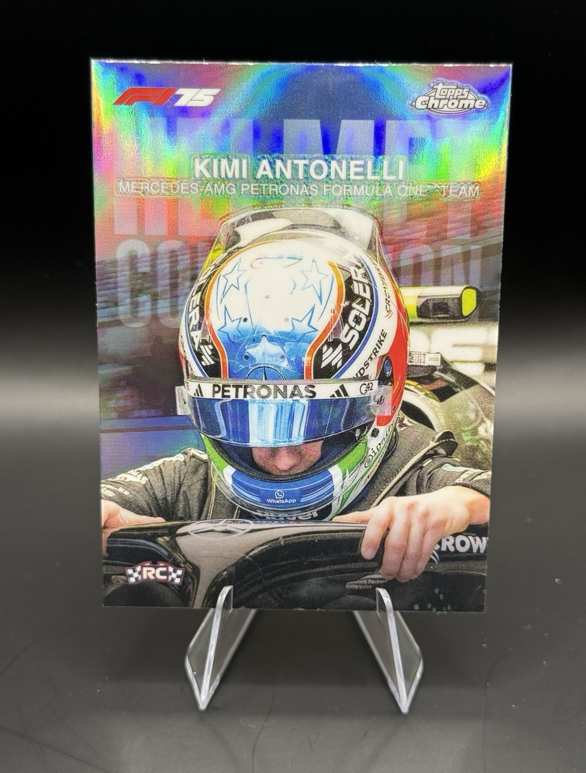 2025 Topps Chrome Formula 1 – Kimi Antonelli Helmet Collection RC #HC-1