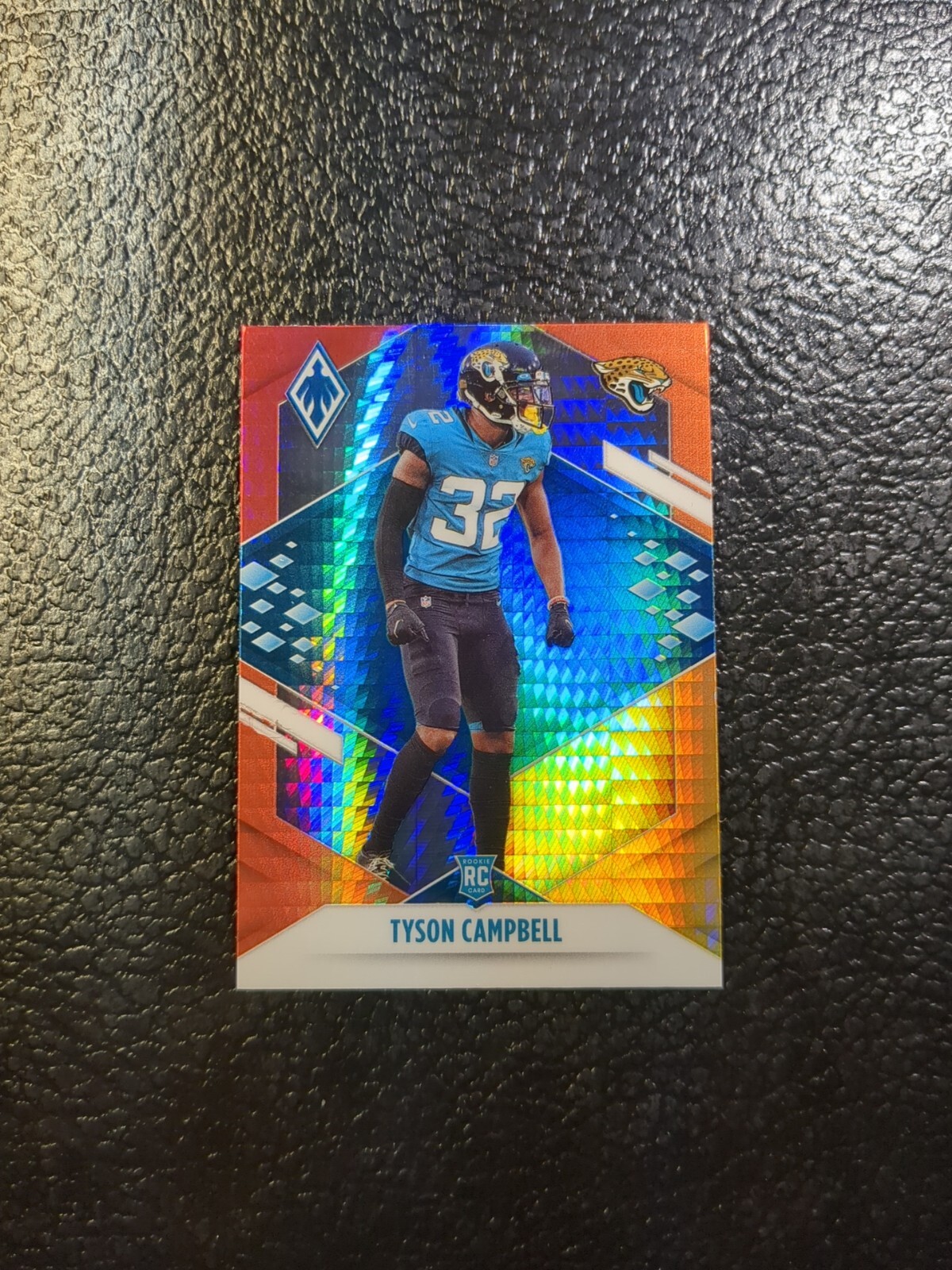 2021 Panini Phoenix #158 Tyson Campbell Fire Burst Rookie Jacksonville Jaguars