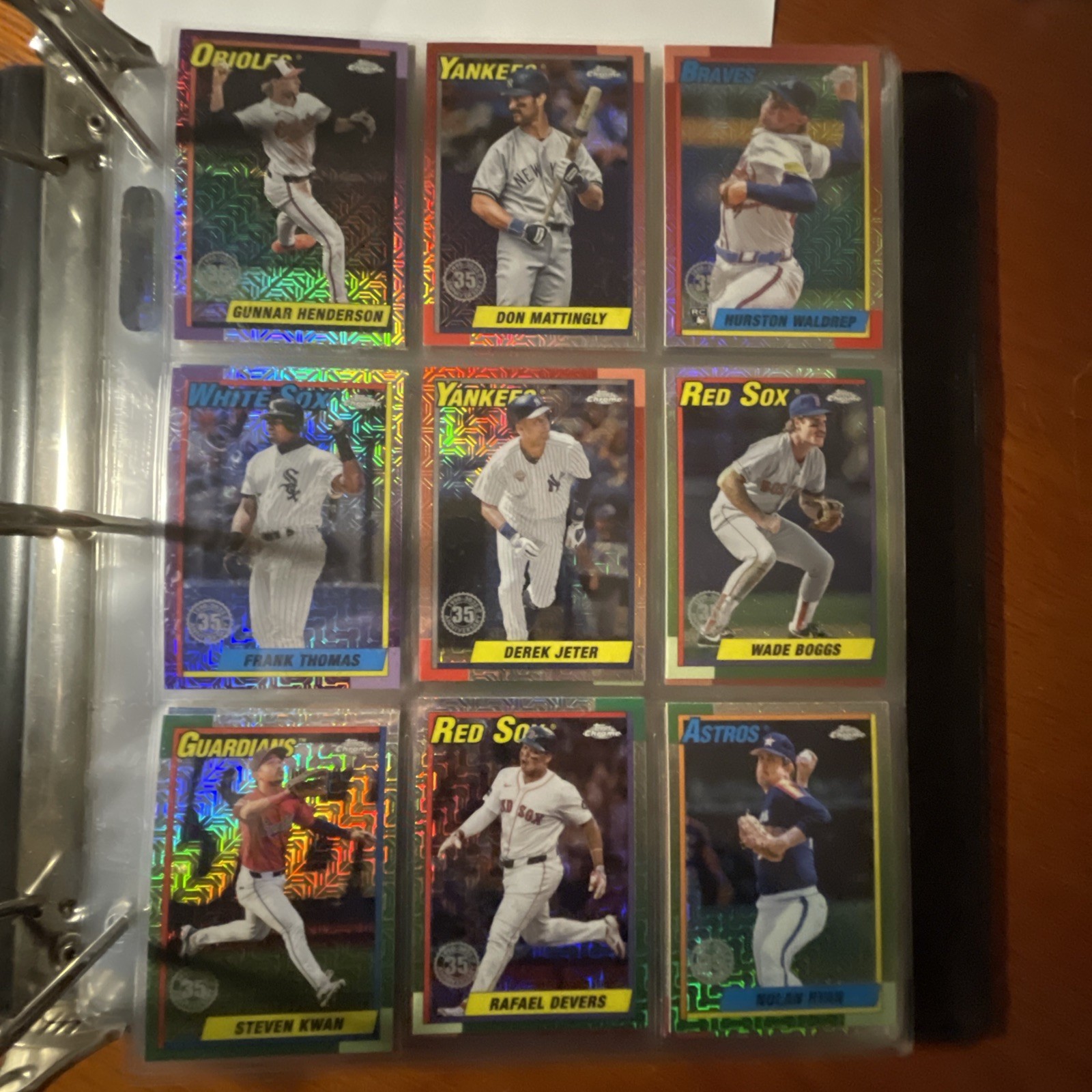 2025 Topps Series 1 SILVER PACK Chrome Mojo Complete Set 1-100