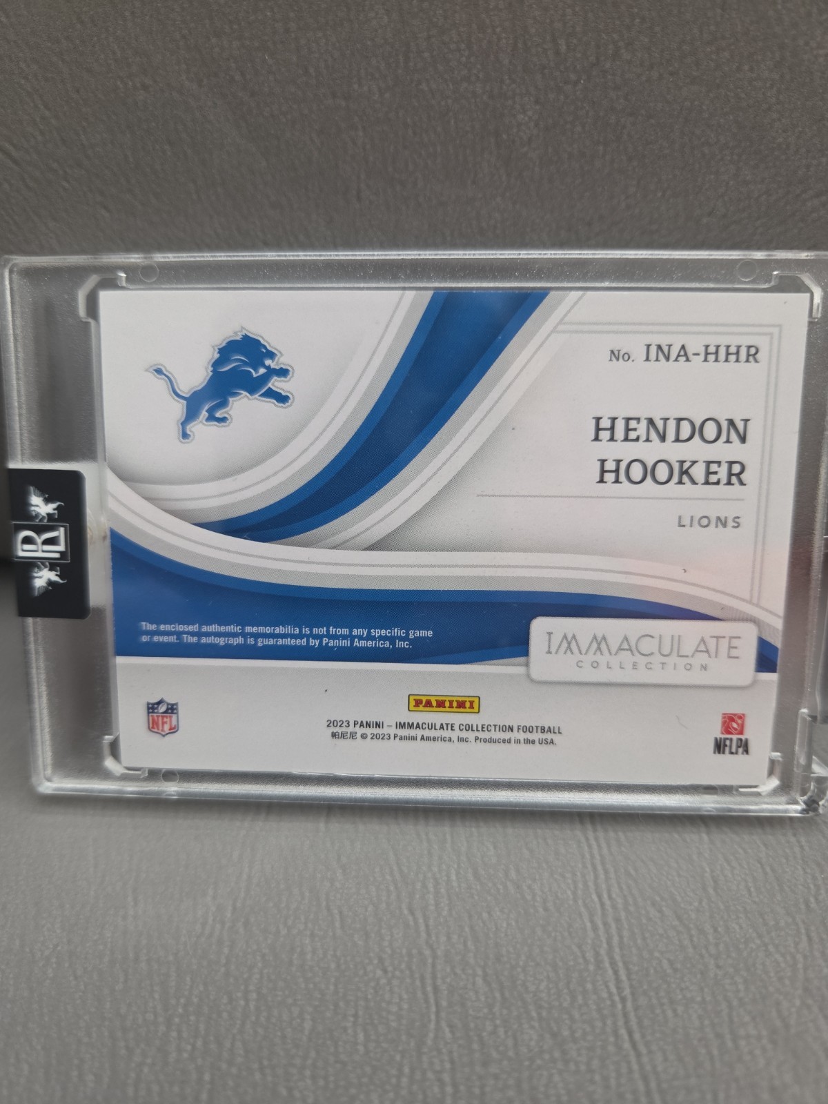 2023 Panini Immaculate Collection – Immaculate Signature Patches Rookie 10/18#