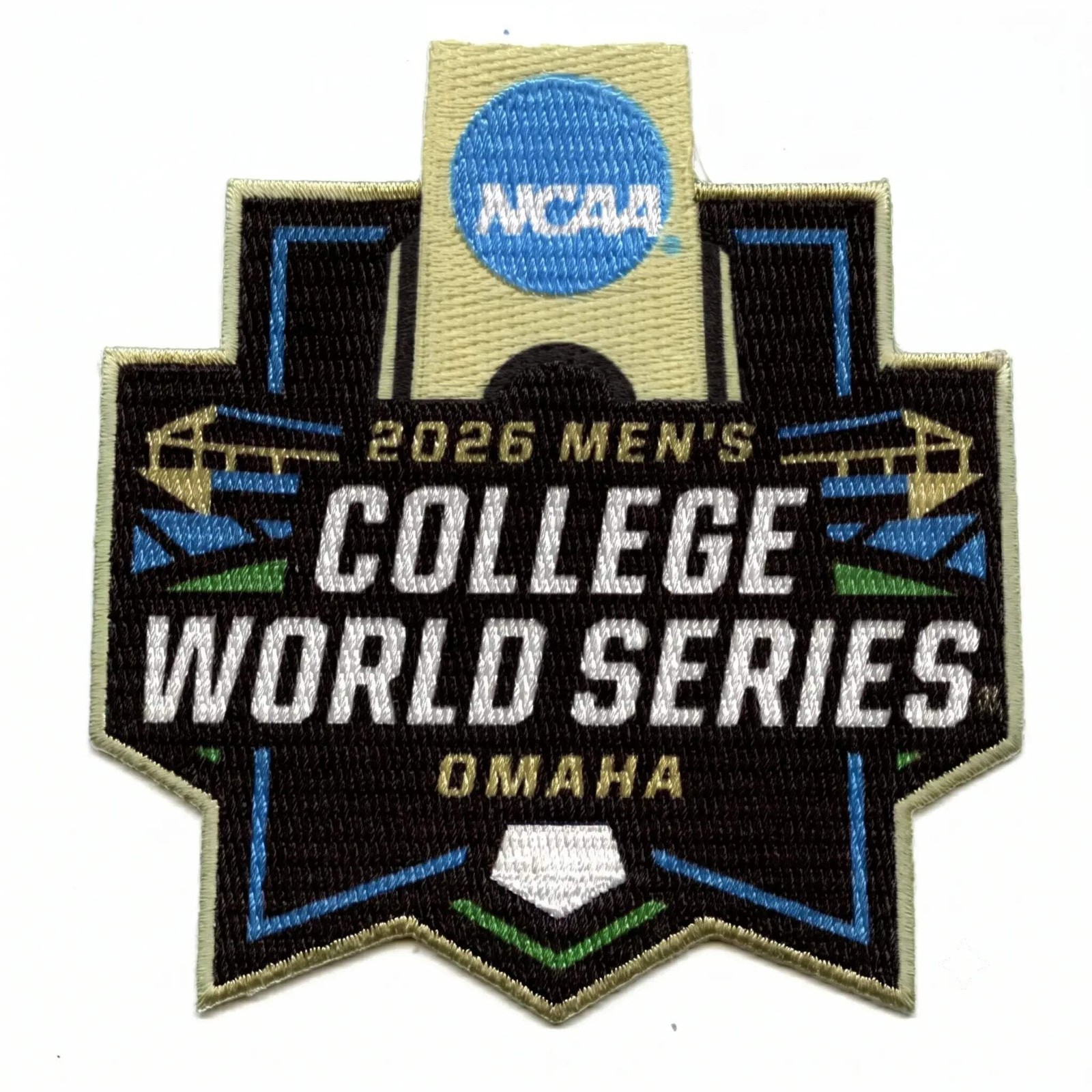 2026 NCAA Men’s College World Series Omaha Jersey Patch