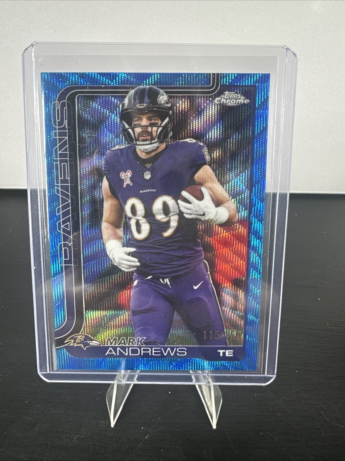 #23 Mark Andrews Topps Chrome 2025 /150 Blue Wave