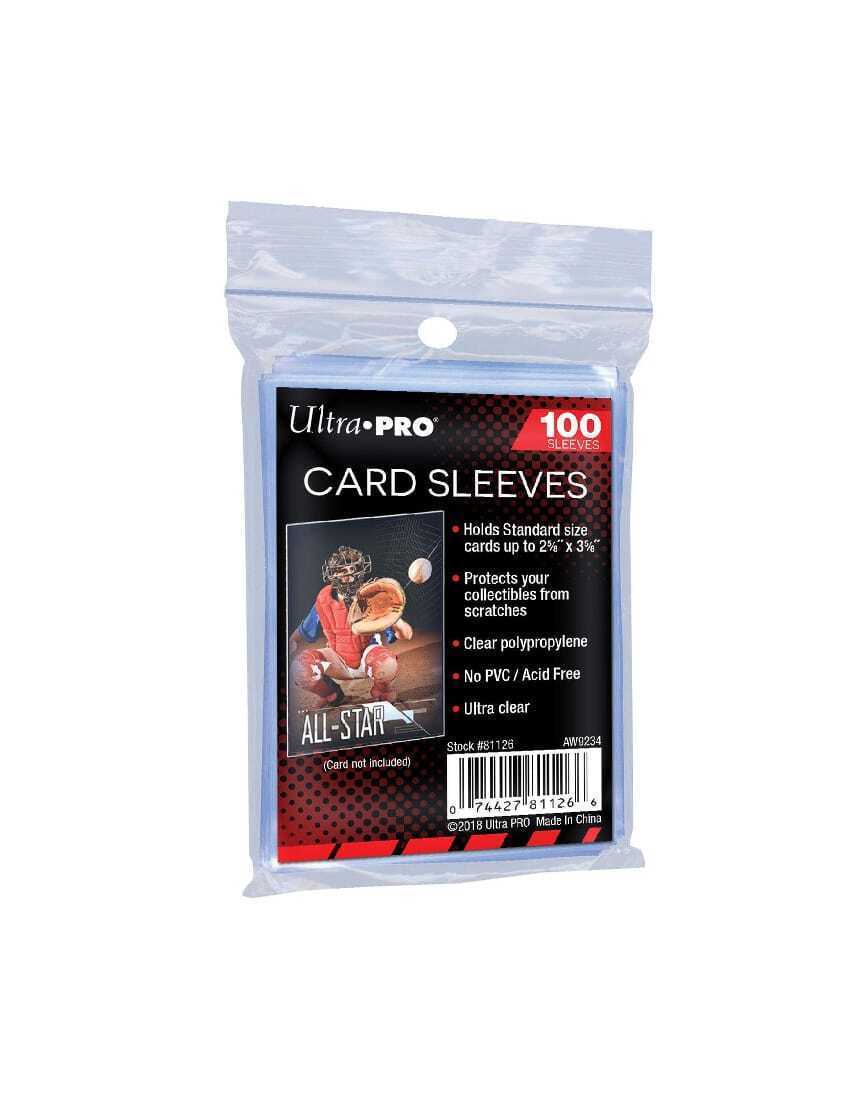 LOT OF 50 Packs Ultra PRO 2.5 x 3.5 in Trading Card Penny Soft Sleeves 100 Per