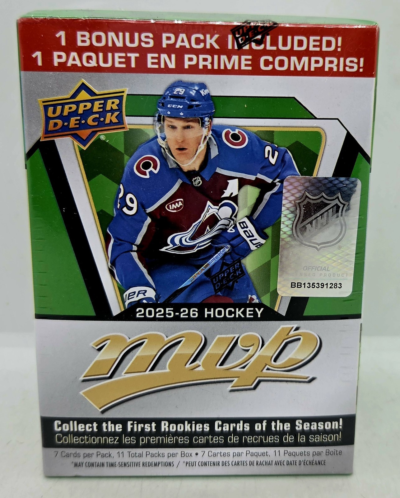 Upper Deck MVP Hockey 2025-26 Blaster Box Packs Factory Sealed Nathan MacKinnon